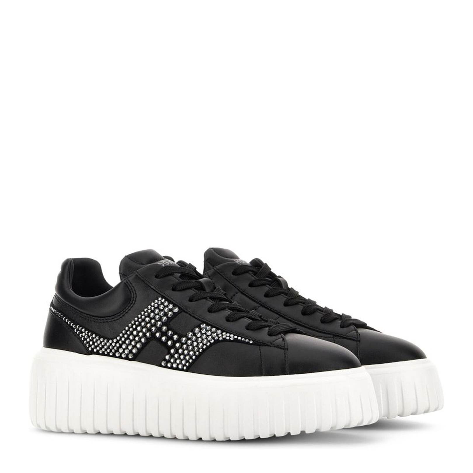 H-Stripes Sneakers Black Silver - Image 2
