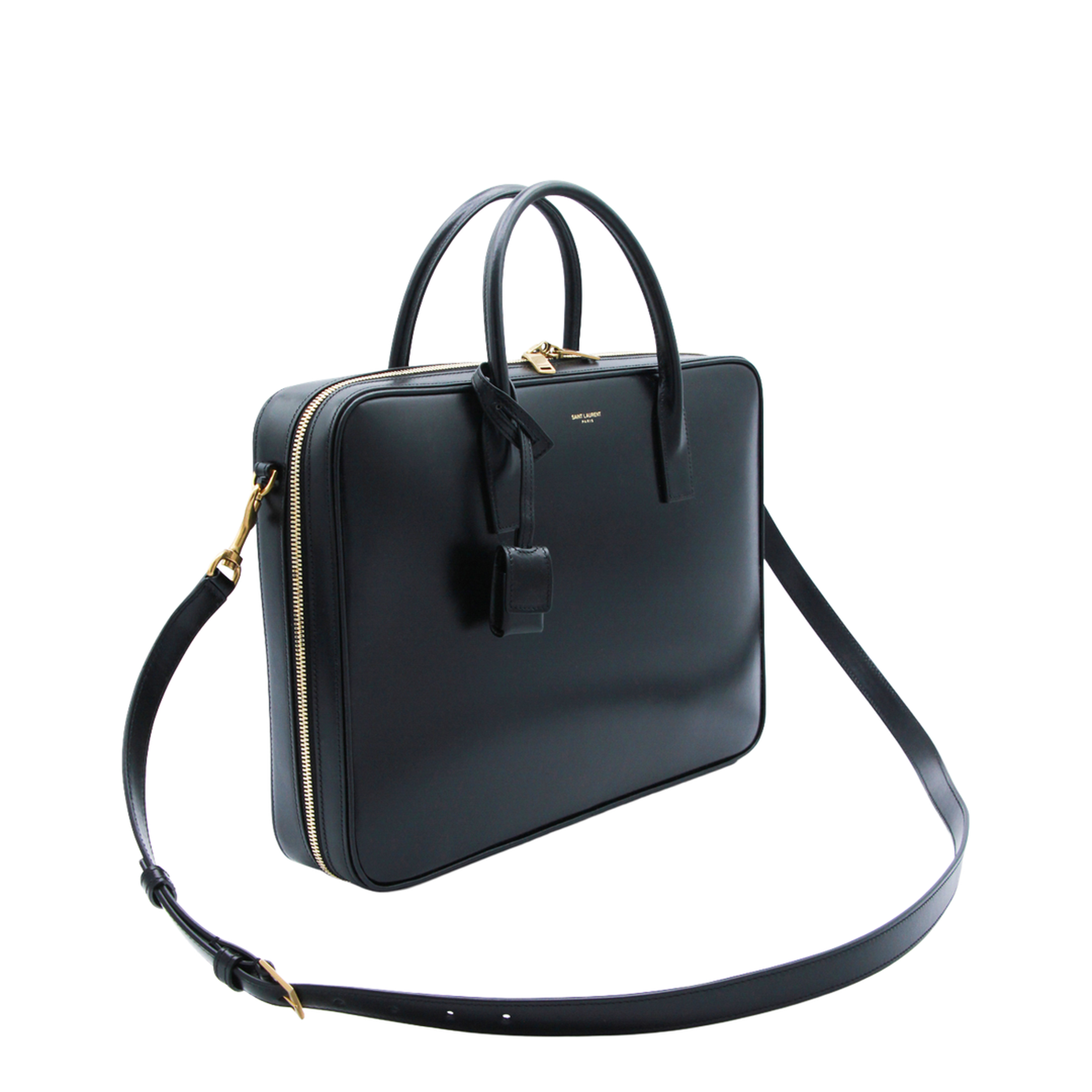 Sac de Jour Large Calfskin Bowler Bag - Black - Image 3