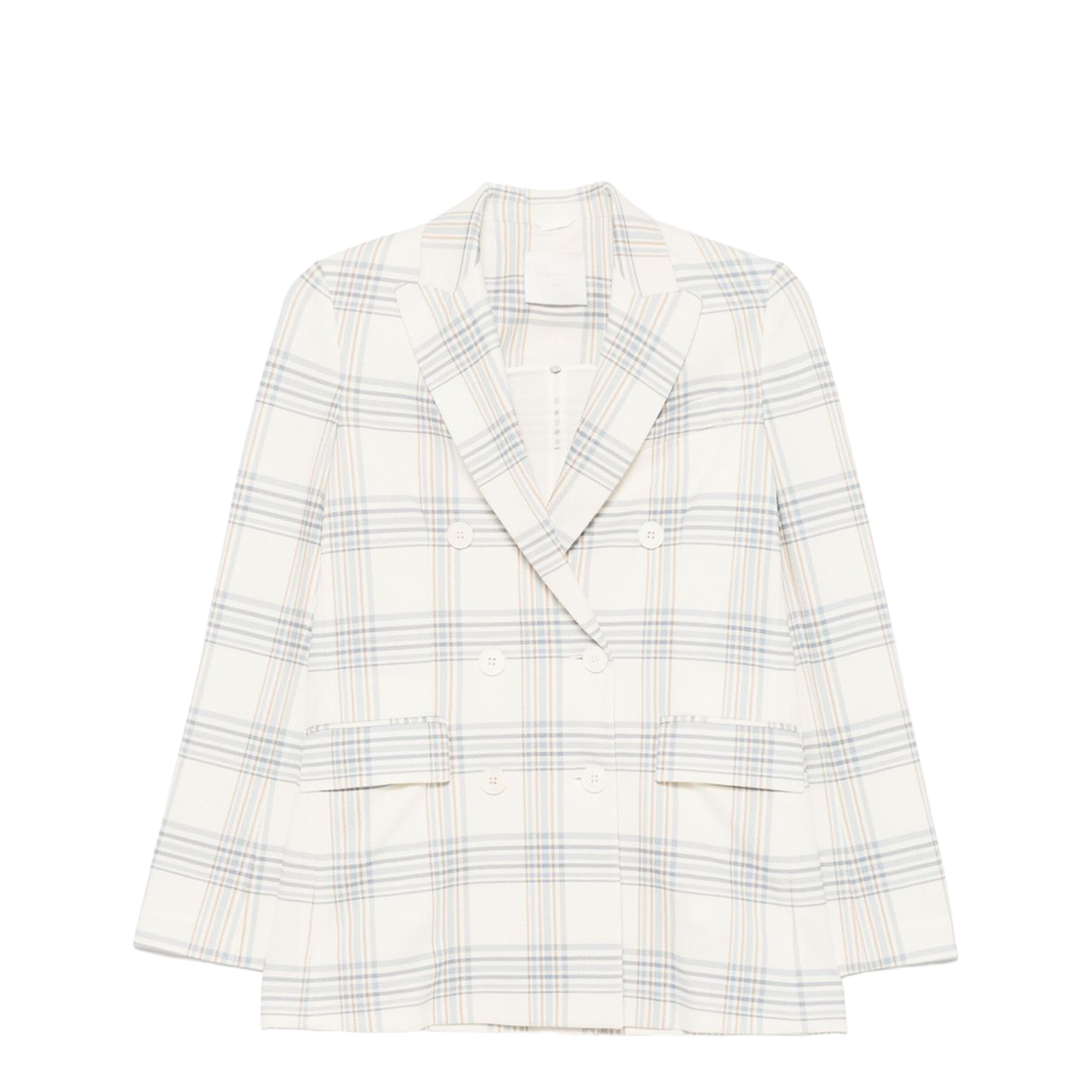 Cotton Double-Breasted Jacket - Image 1
