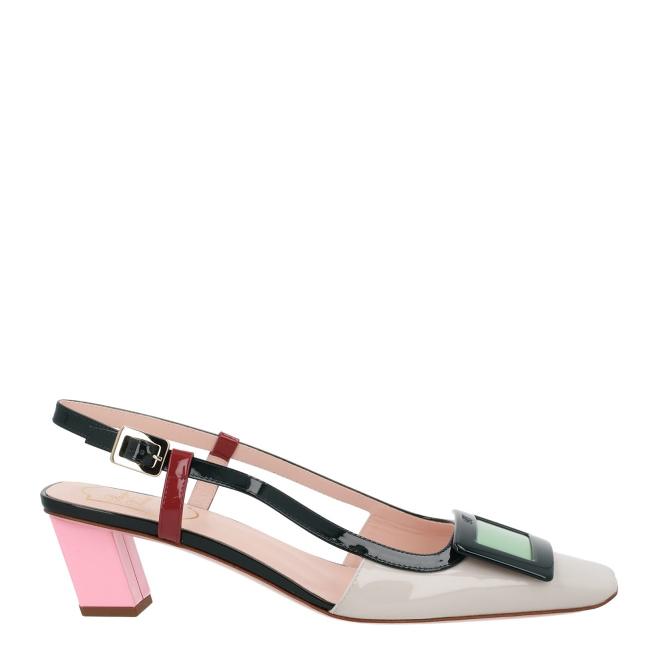 Slingback Pumps in Patent Leather - Image 1