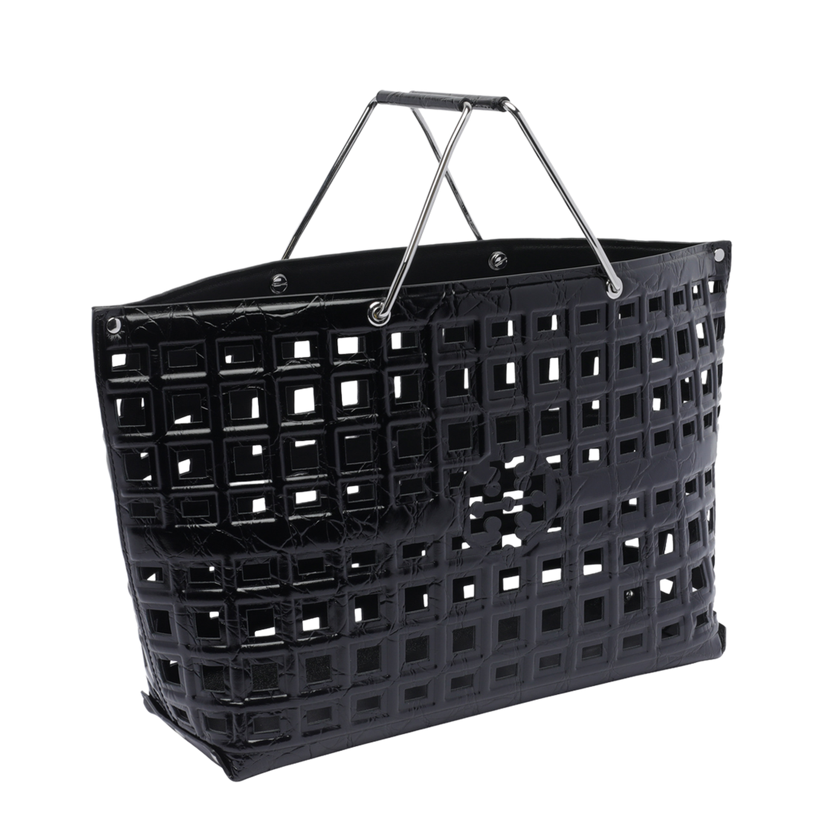 Croco Embossed Ella Market Handbag - Image 2