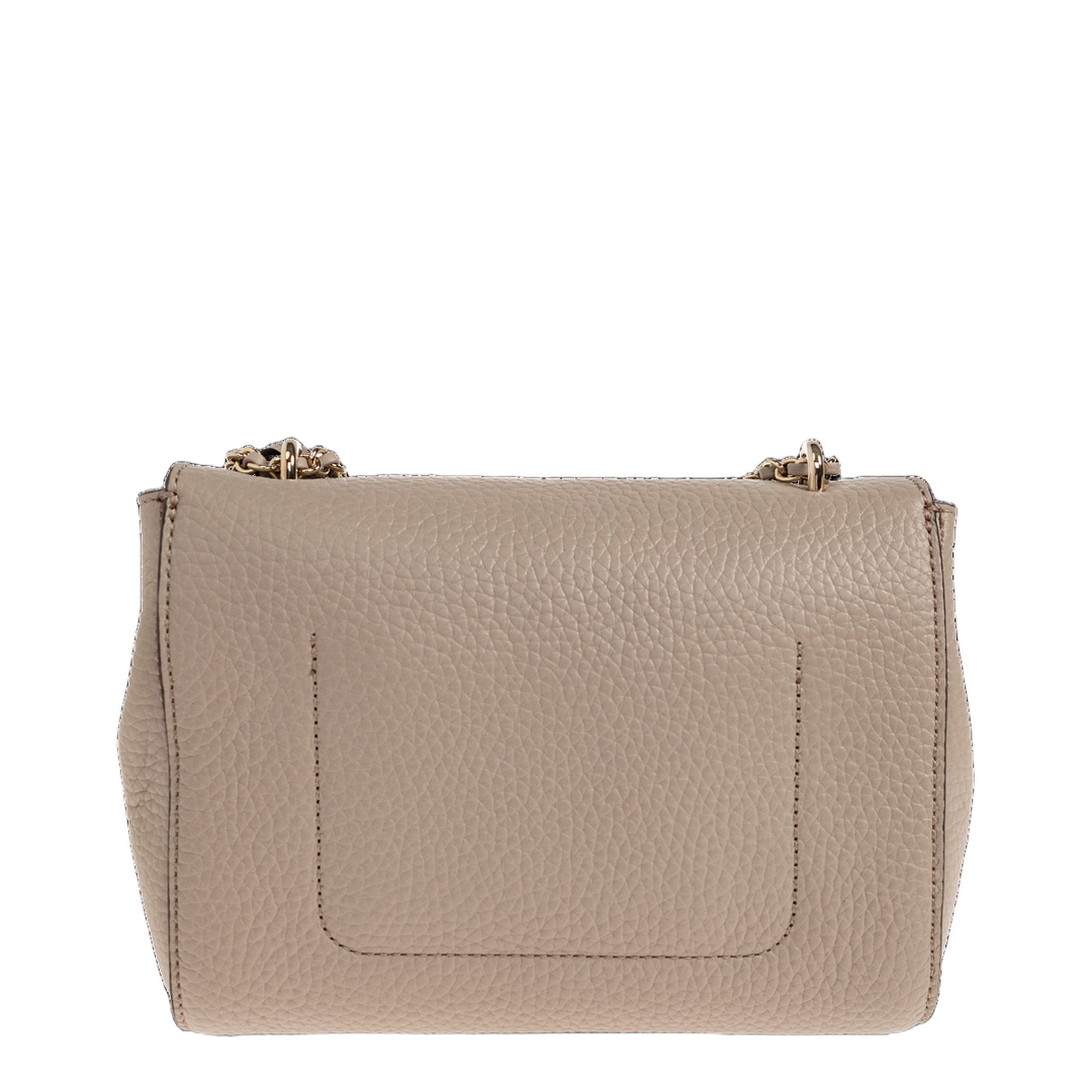 Lily Medium Heavy Grain Leather Shoulder Bag - Cashmere Taupe - Image 3