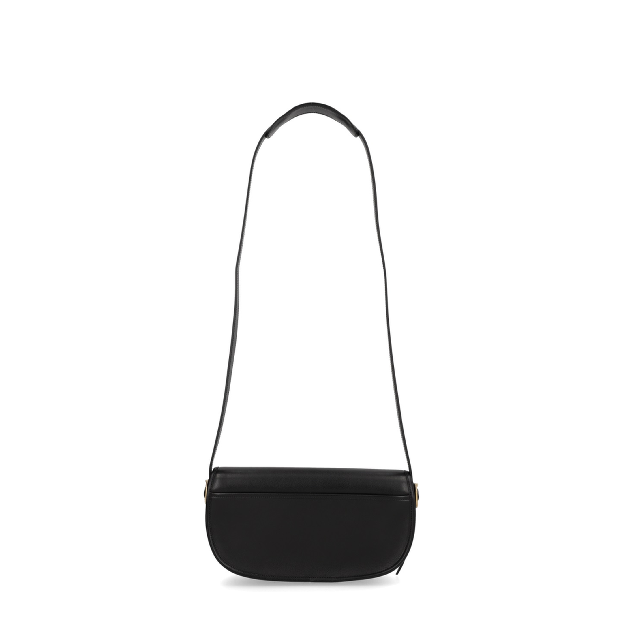 Beckett Small Brushed Calf Leather Shoulder Bag - Black - Image 2