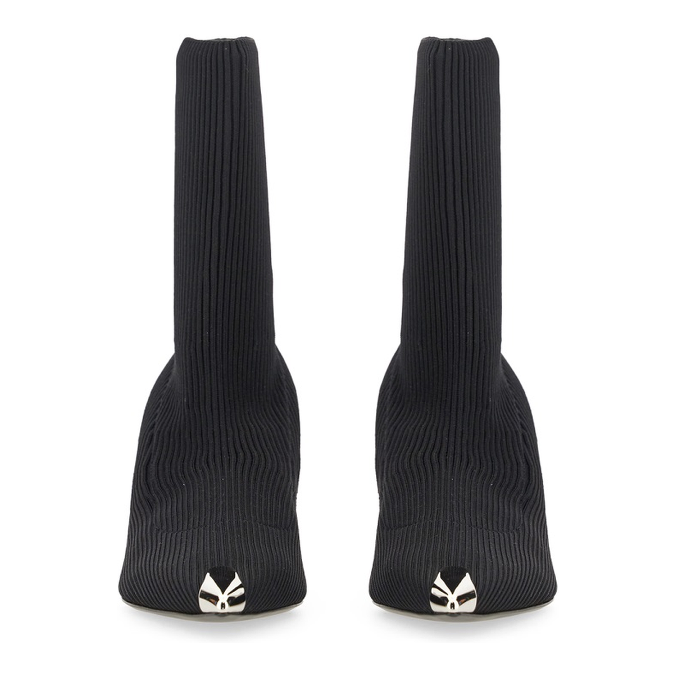 Slash 90Mm Ribbed-Knit Boots - Image 4