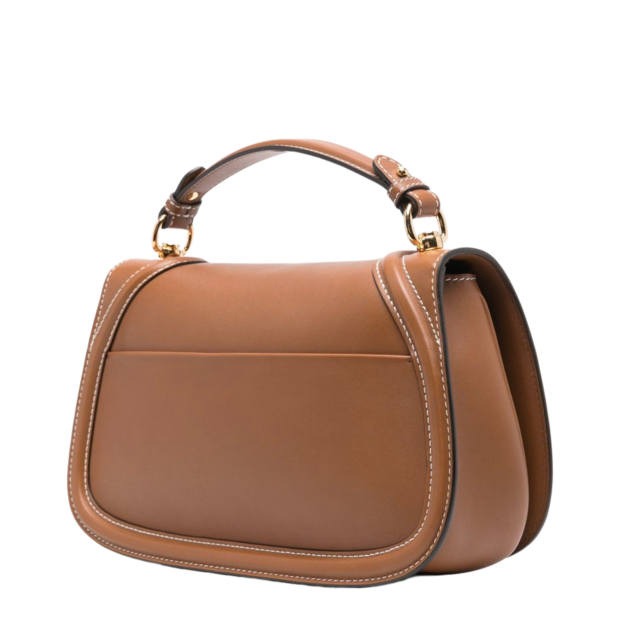 Blondie Large Leather Top Handle Bag - Tan - Image 2