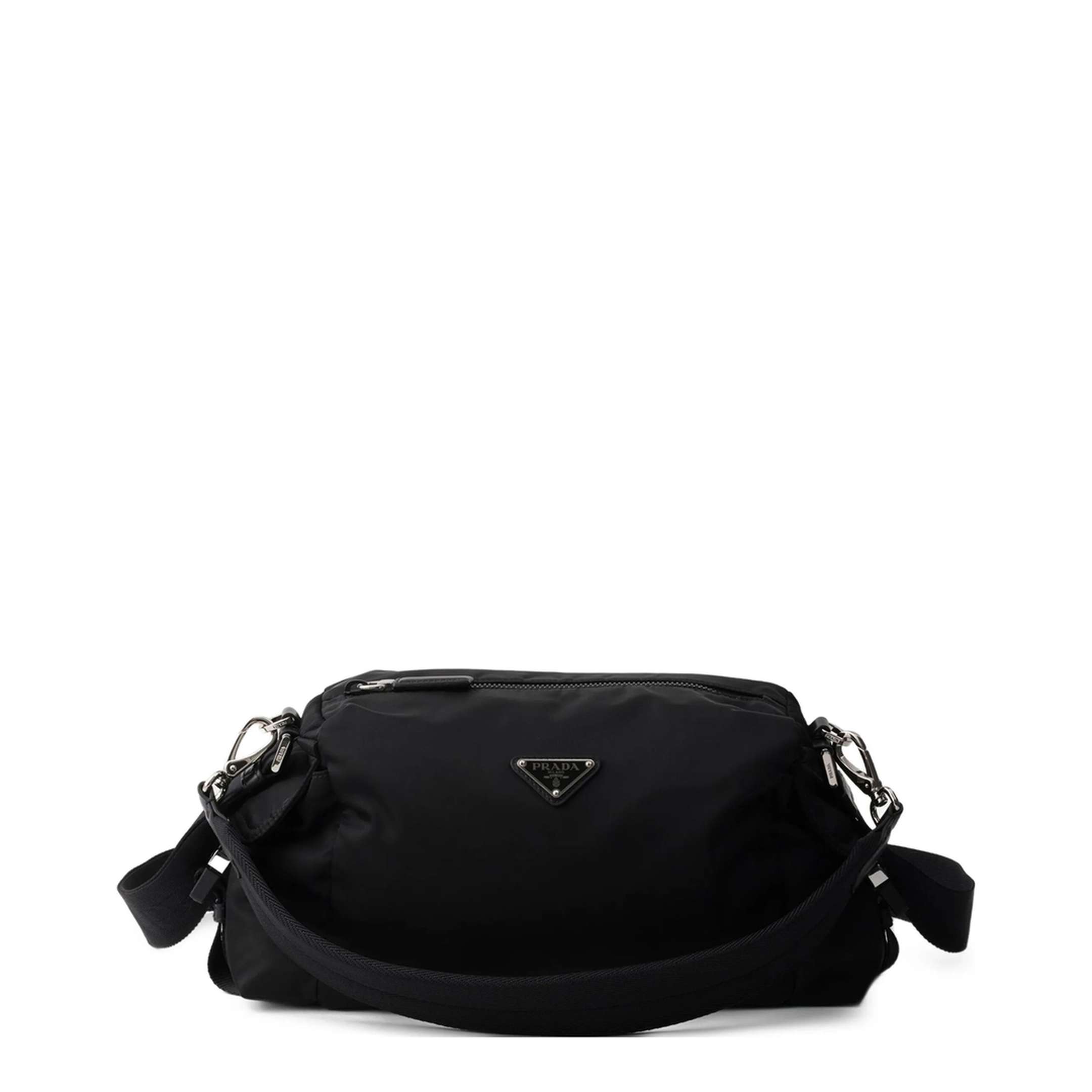 Explore Buffalo Leather Shoulder Bag - Black - Image 1