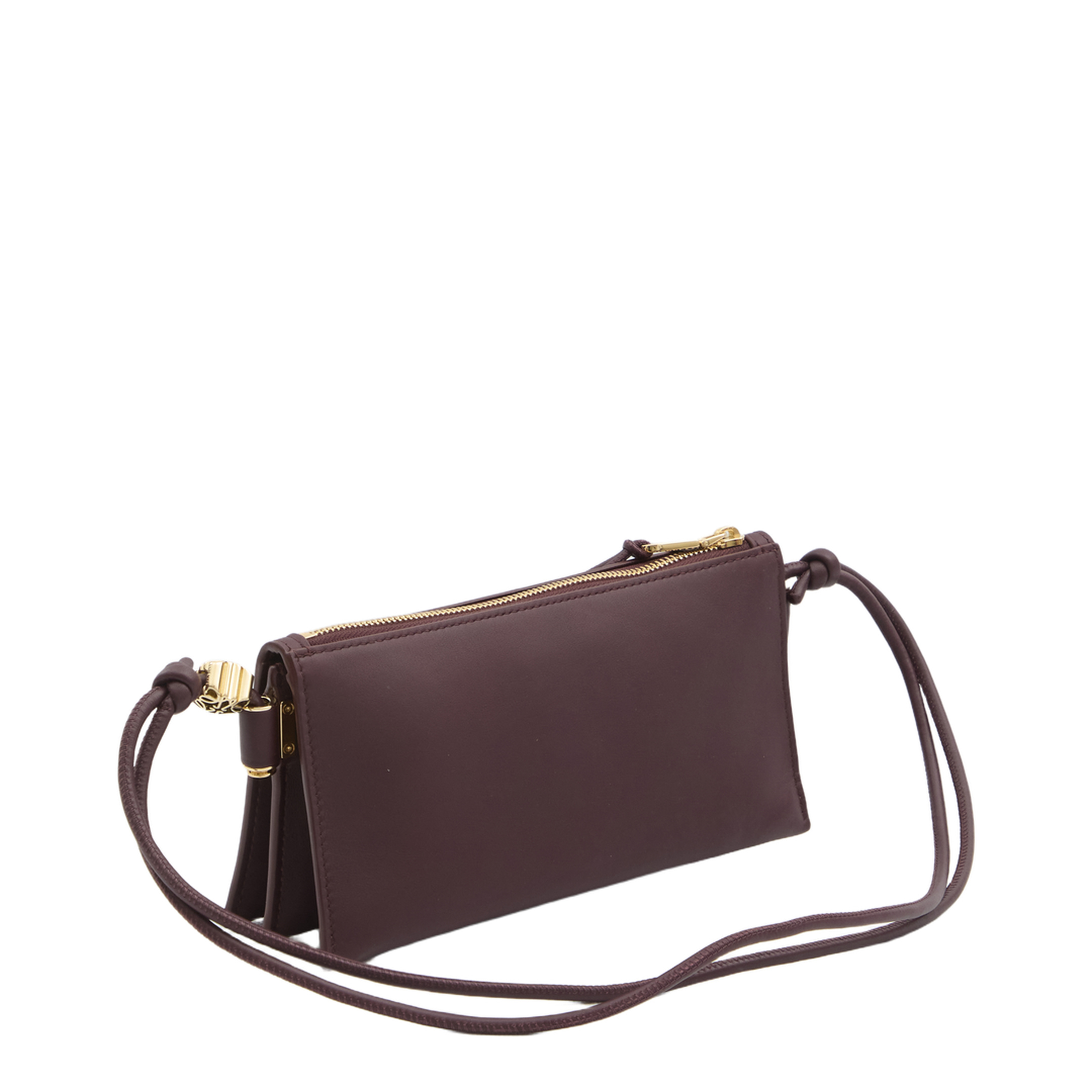 Joya Pouch In Nappa Calfskin - Dark Burgundy - Image 2
