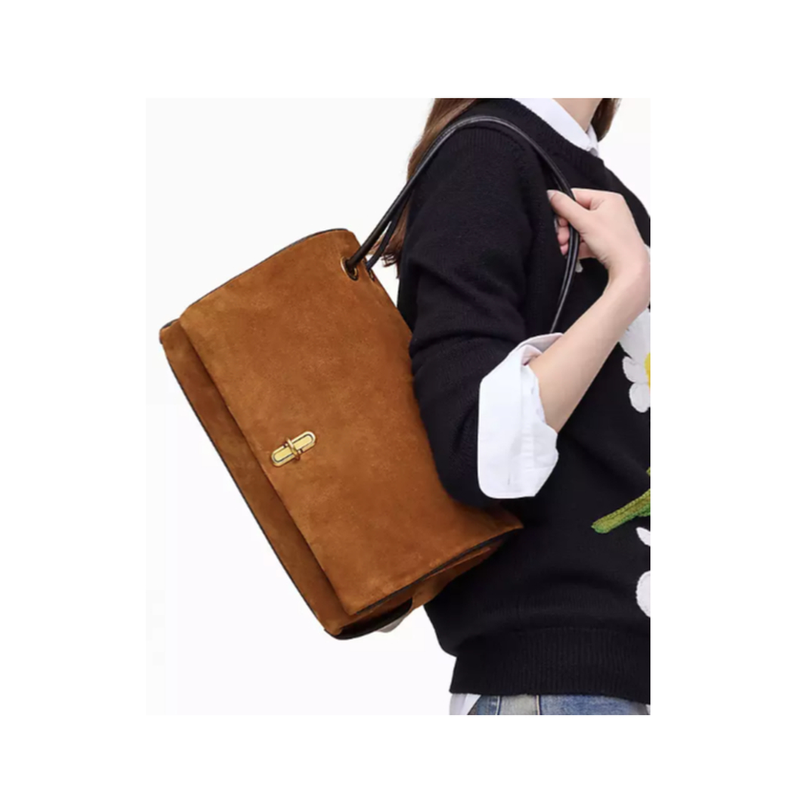 Large Dual Shoulder Bag - Image 4