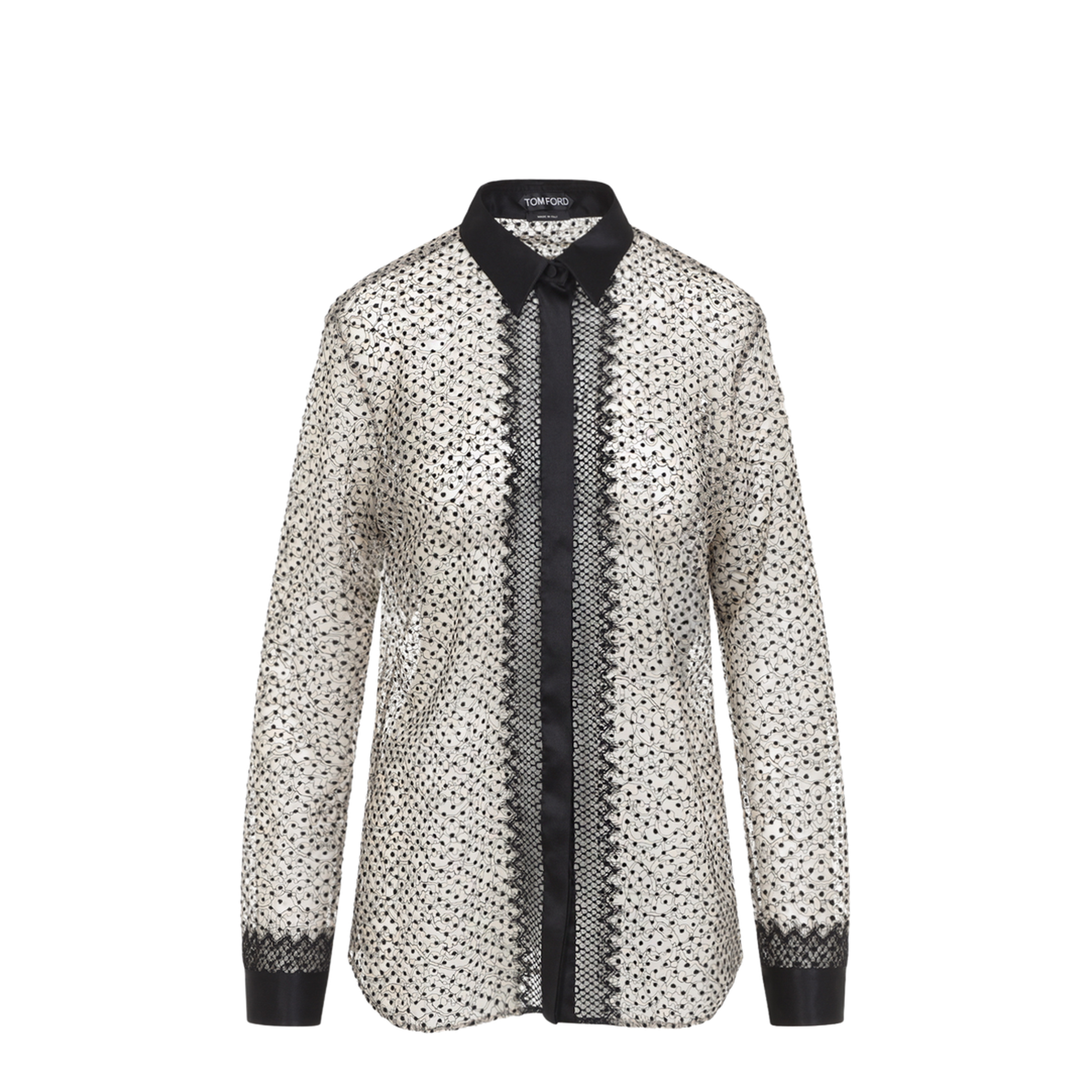 Flock Polka Dot Shirt - Image 2