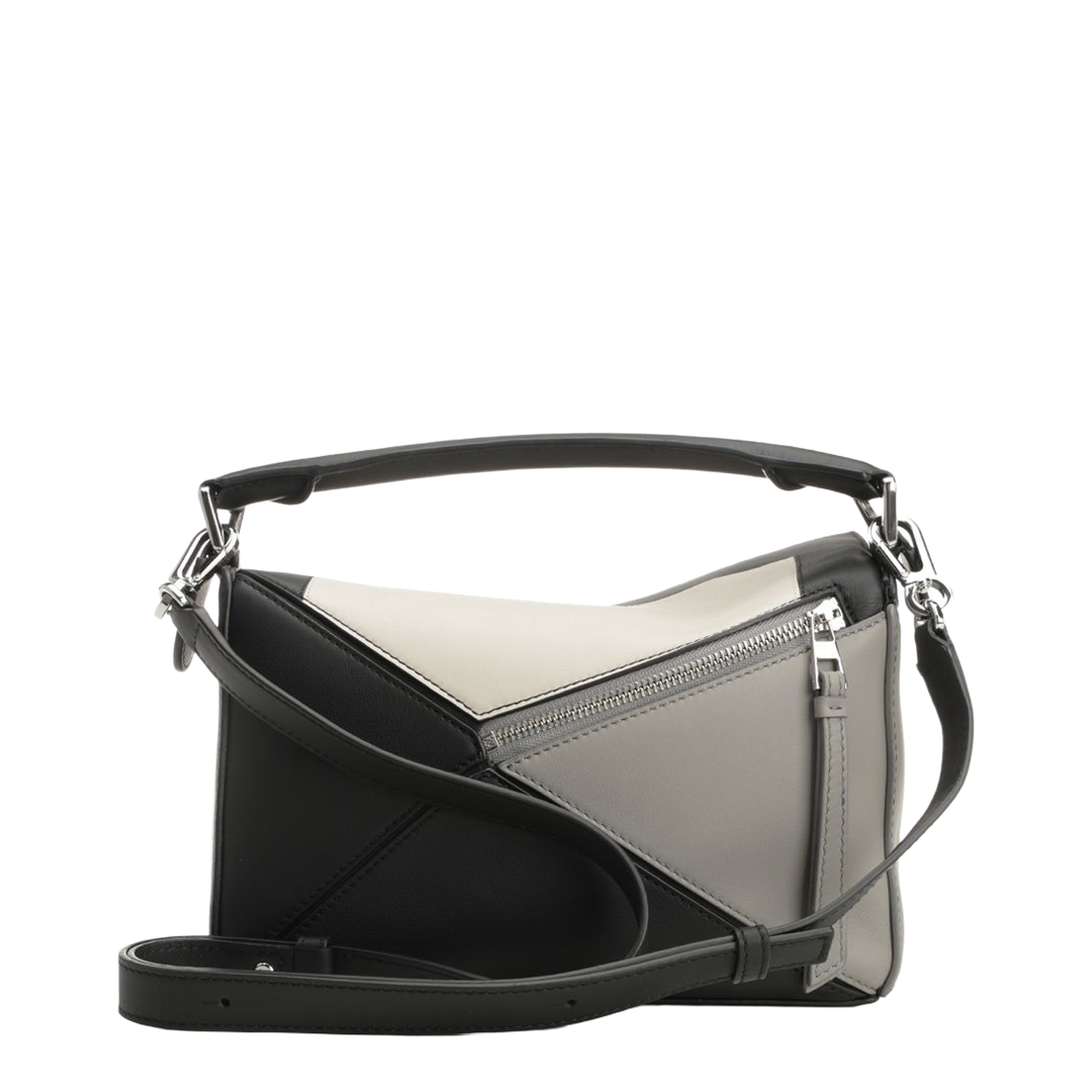 Small Puzzle Bag in Nappa Calfskin Multicolor - Image 3