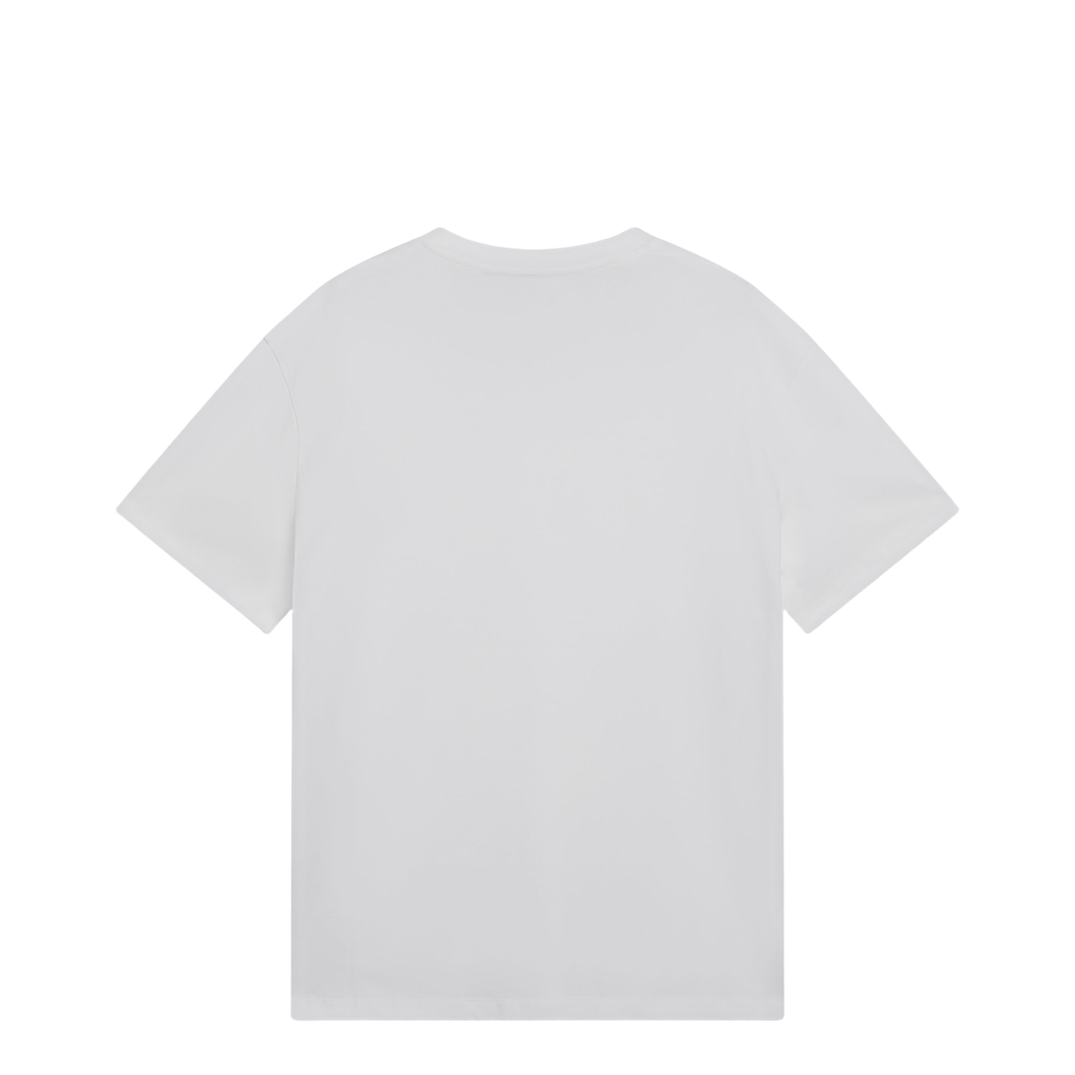 White Cotton T-Shirt With Vgold - Image 2