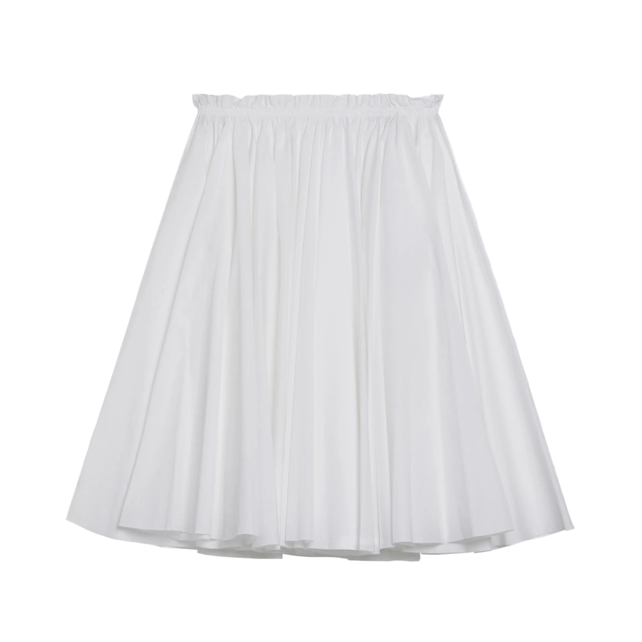 White Cotton Skirt - Image 1