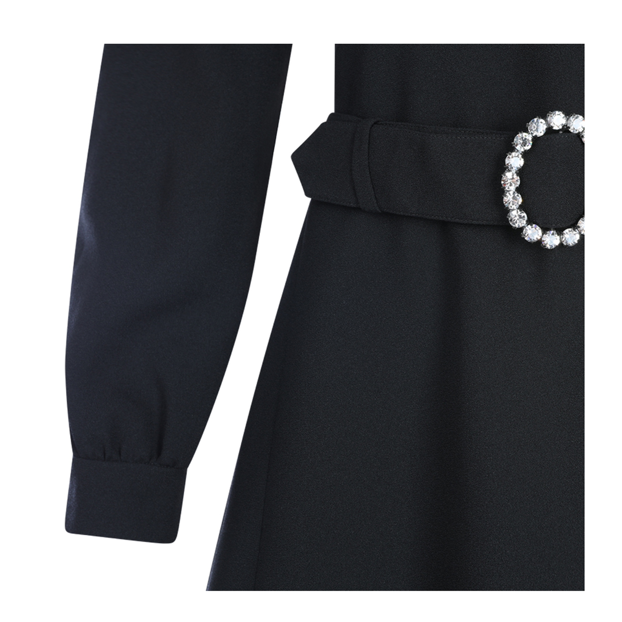 Backless Mini Dress Black - Image 9