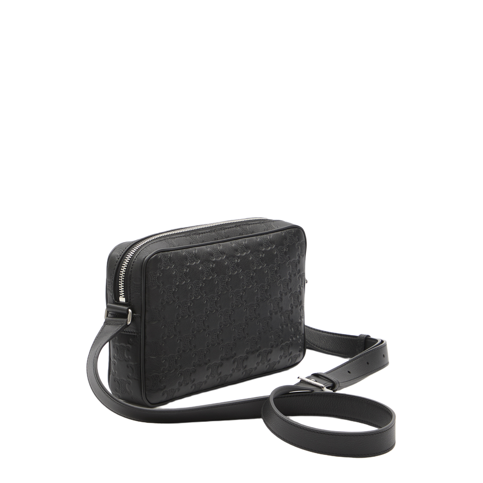 Triomphe Embossed Medium Messenger Bag - Image 2