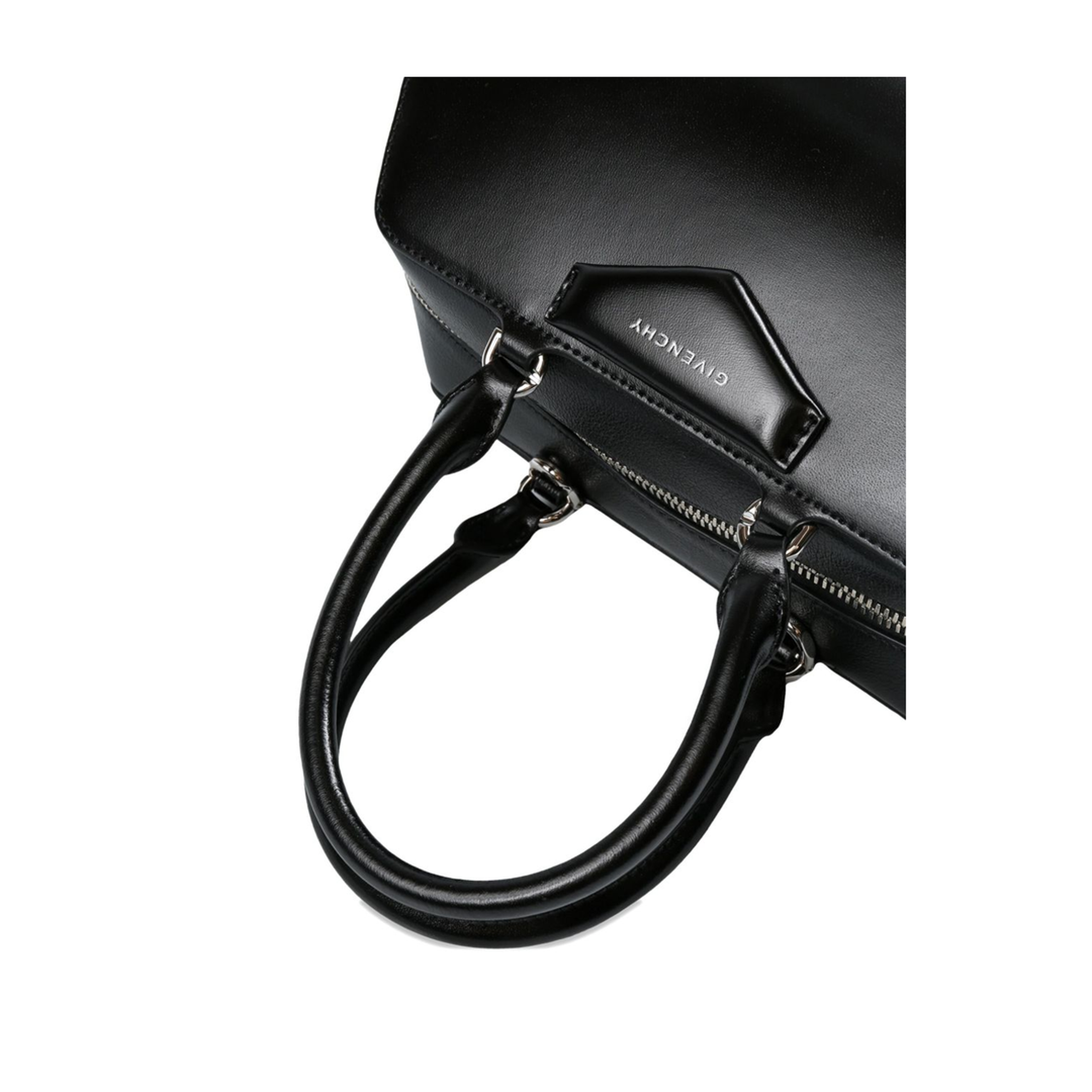 Small Antigona East-West Bag in Box Leather - Image 3