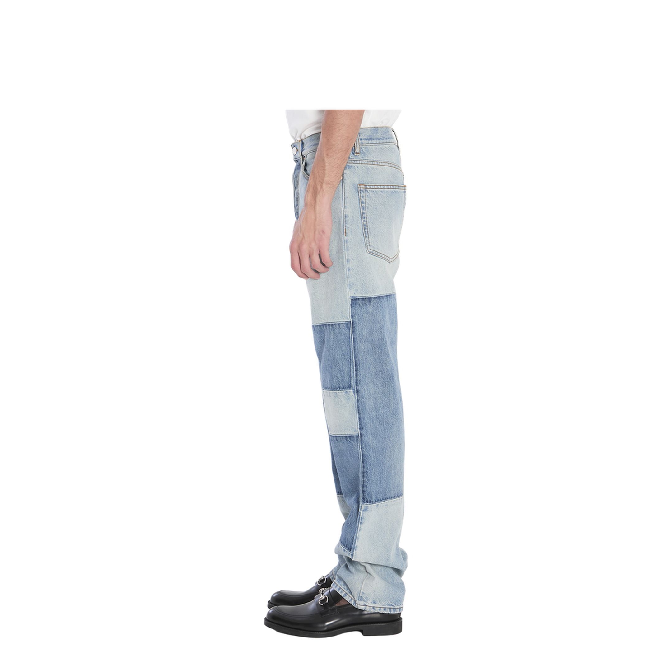 Patchwork Denim Jeans - Image 3