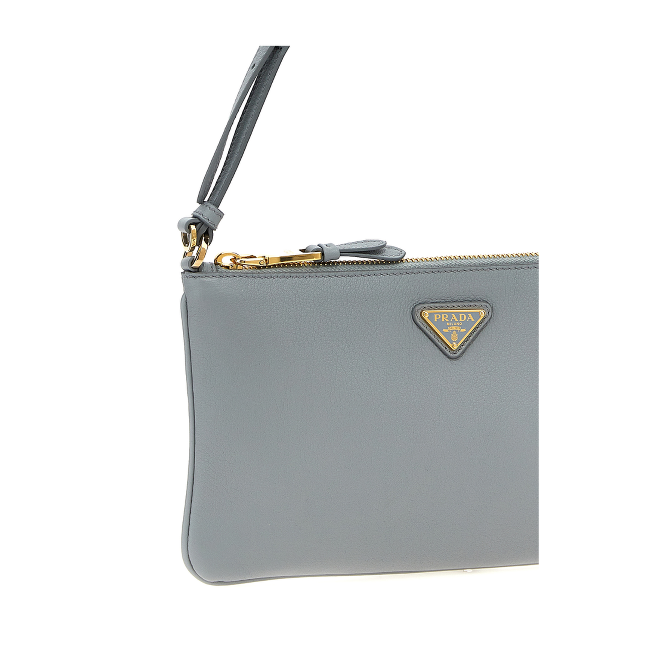 Calfskin Shoulder Bag - Azure - Image 3
