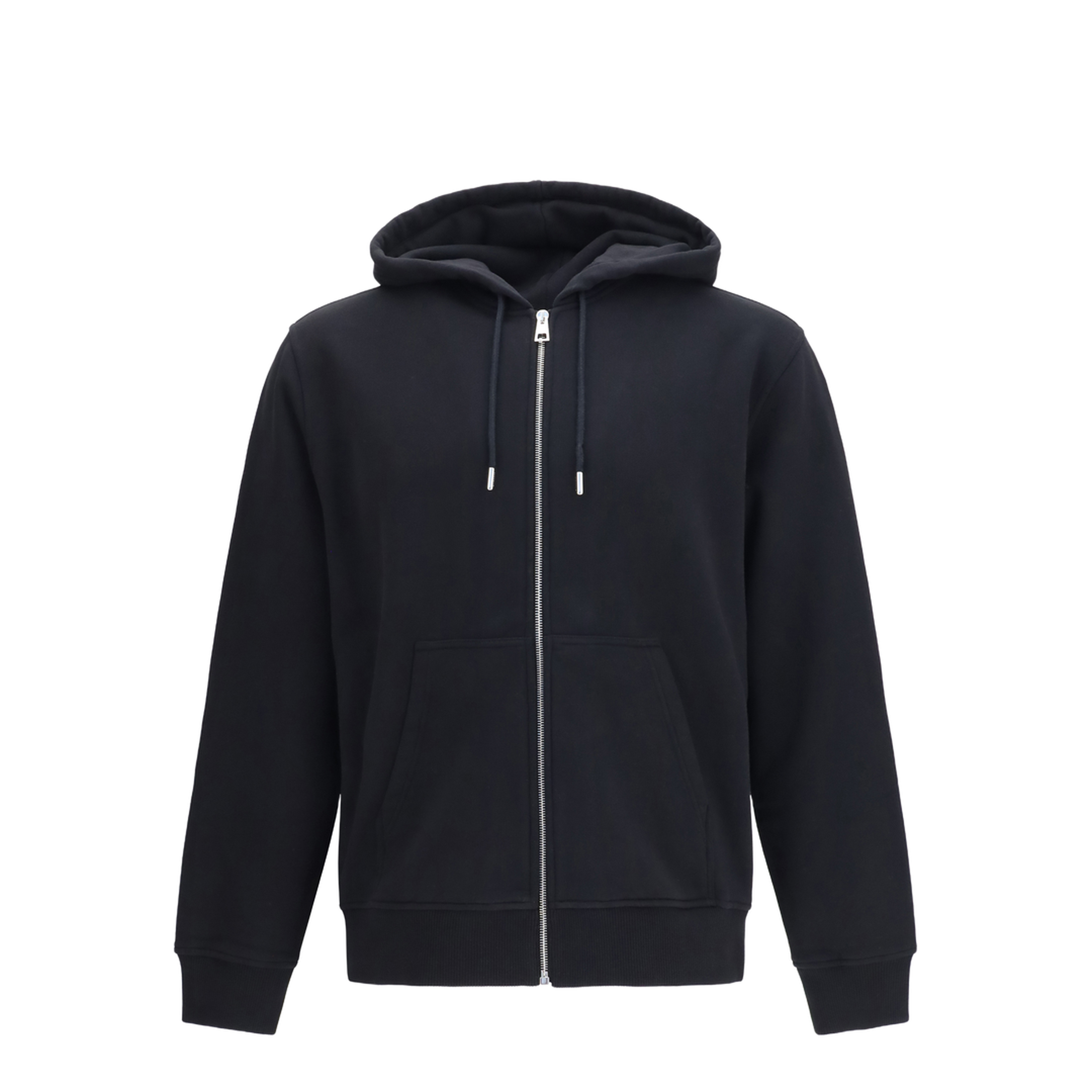 Photographic Negative Print Fleece Zip Hoodie - Image 1