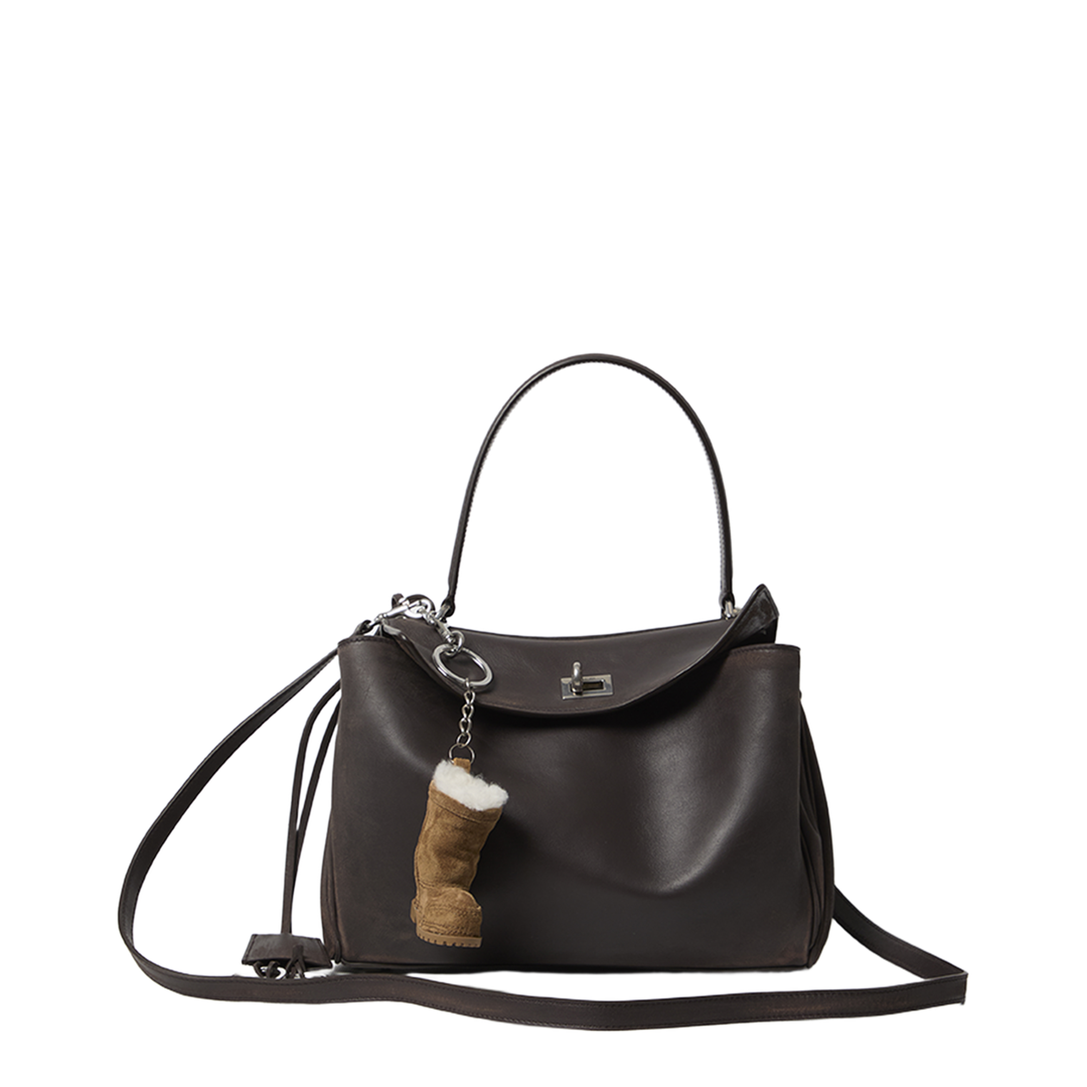 Small Rodeo Bag in Calfskin Leather Espresso - Image 1