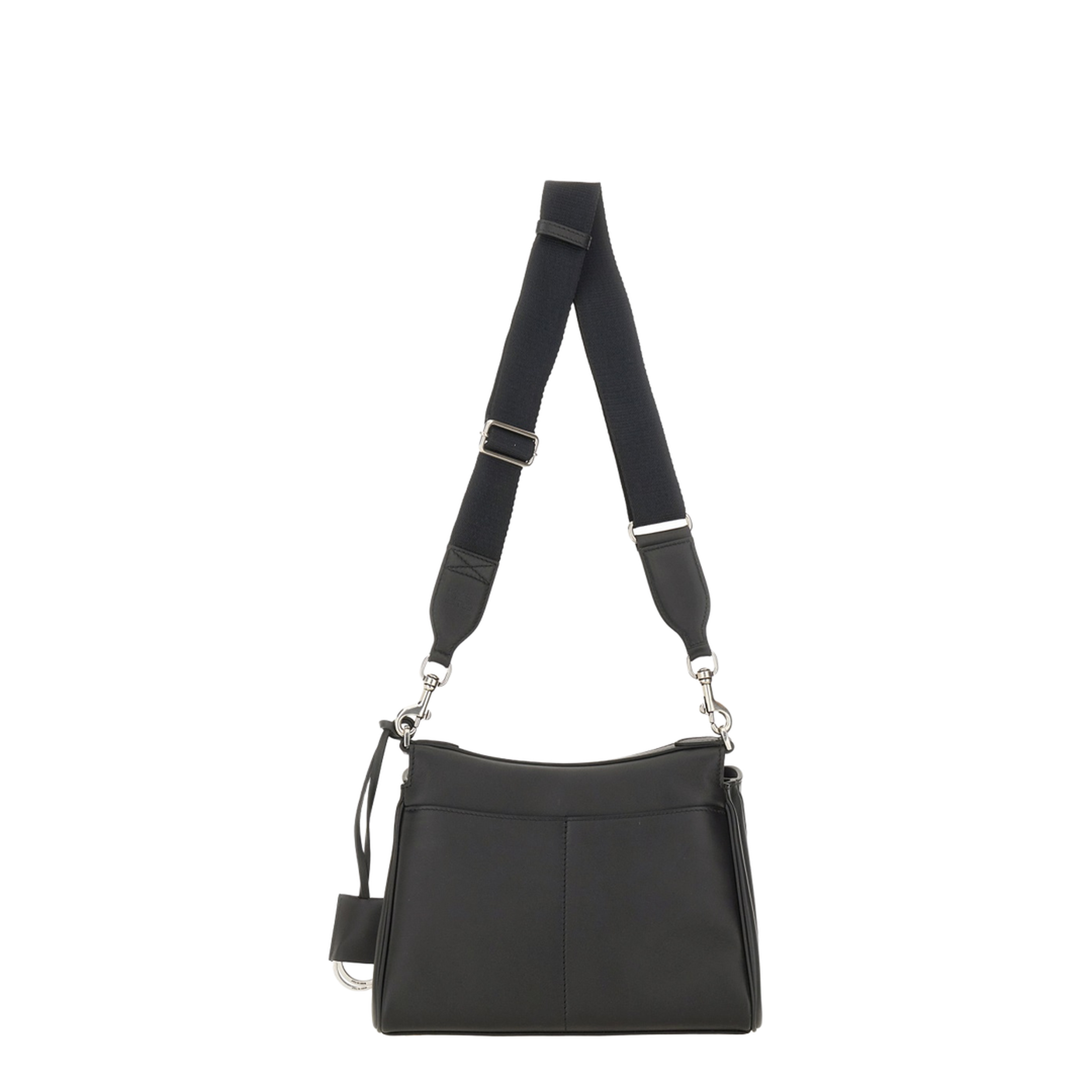 Rodeo Small Calfskin Messenger Bag - Black - Image 3