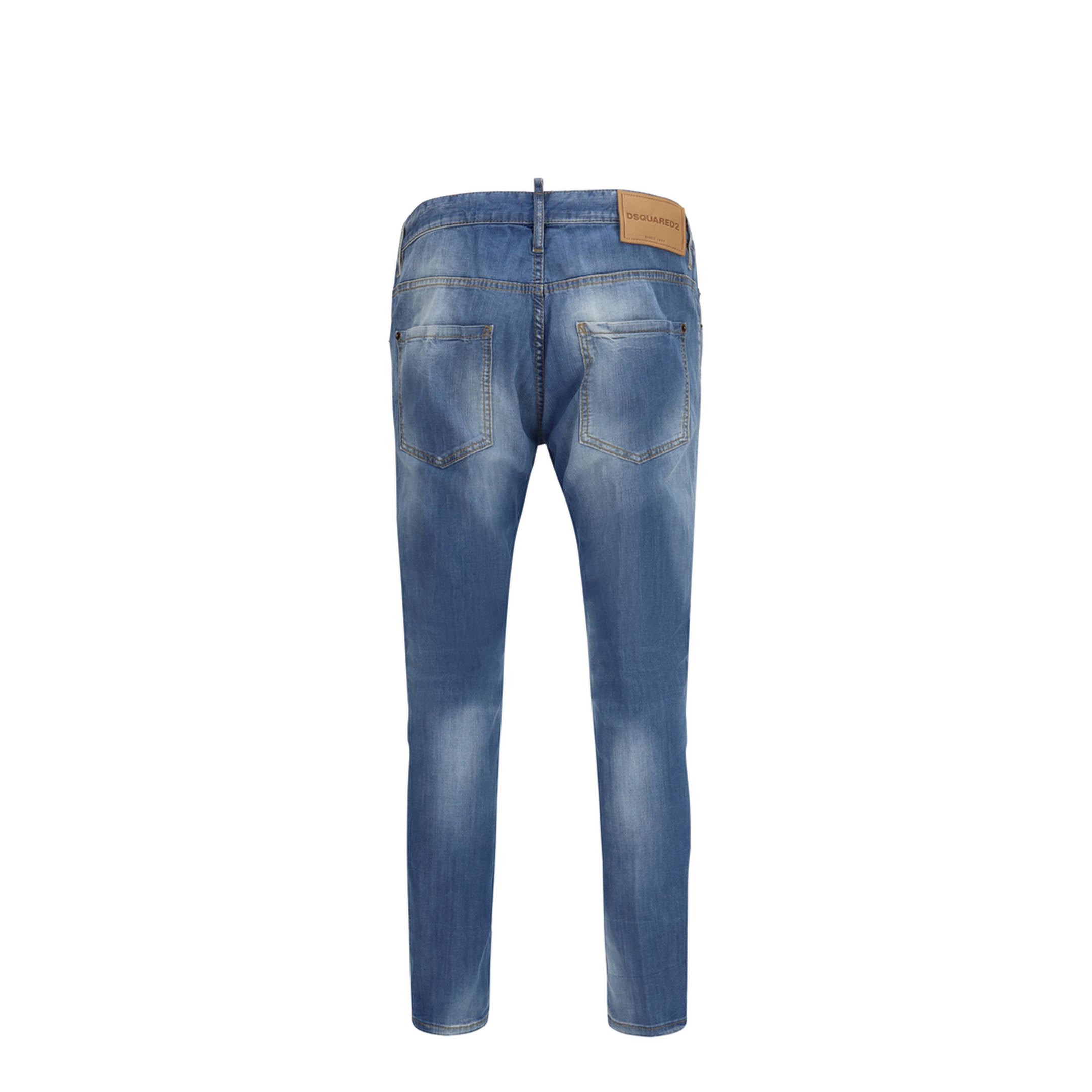 Cotton Jeans With Logo Application - Image 2