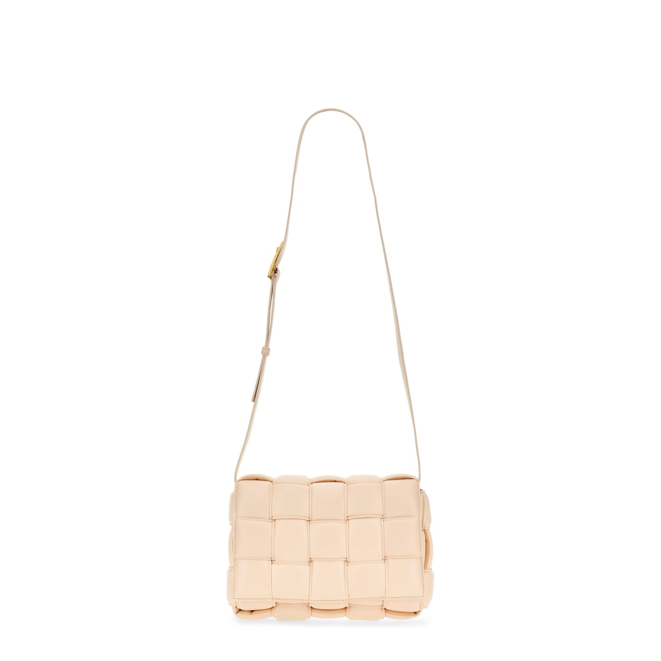 Padded Cassette Crossbody Bag In Blush Melon - Image 1