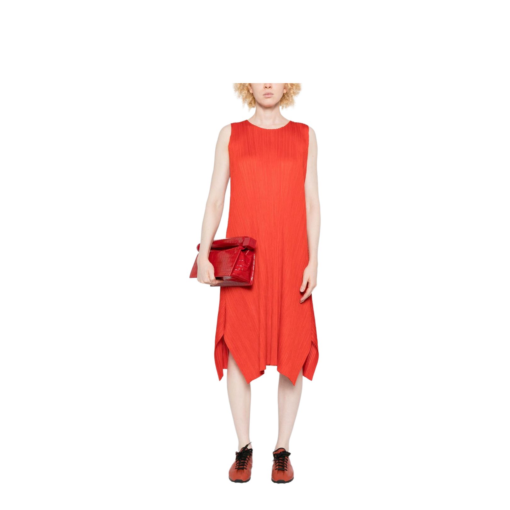 Pleated Midi Dress - Image 2