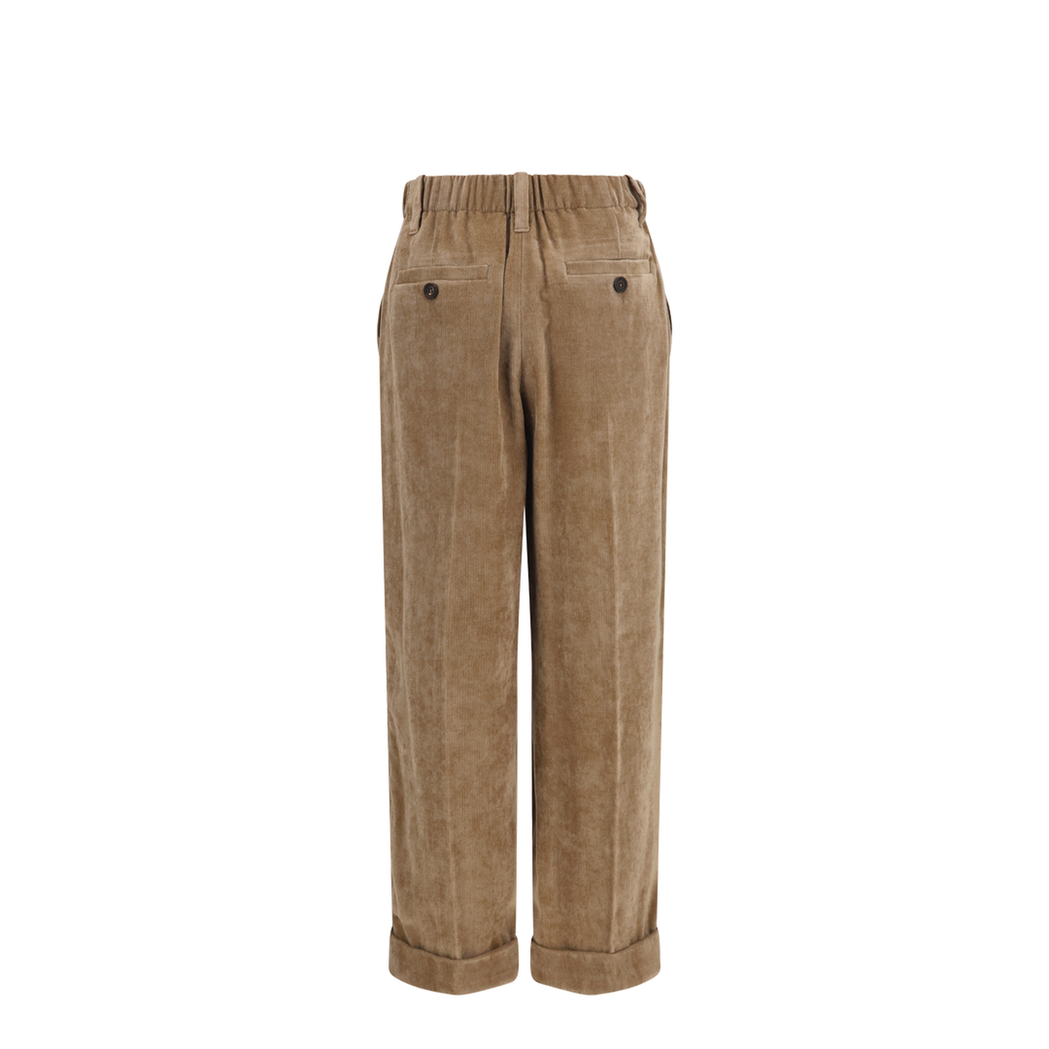 Elasticated Viscose and Cashmere Pants - Image 2