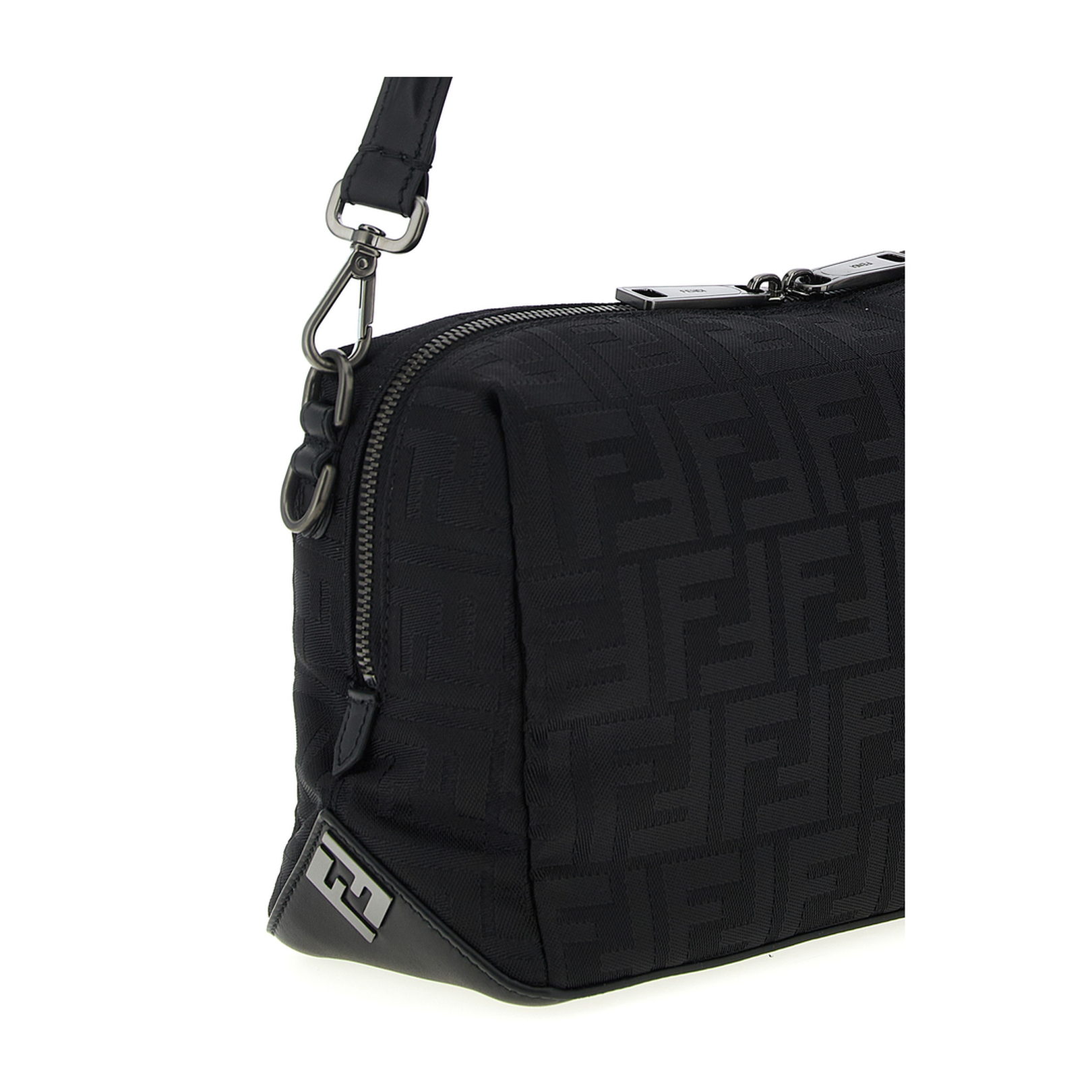 Medium Fabric Black Bag - Image 3