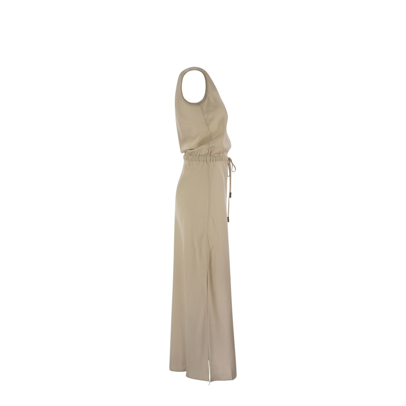 Fluid Satin Cady Twill Dress - Image 3