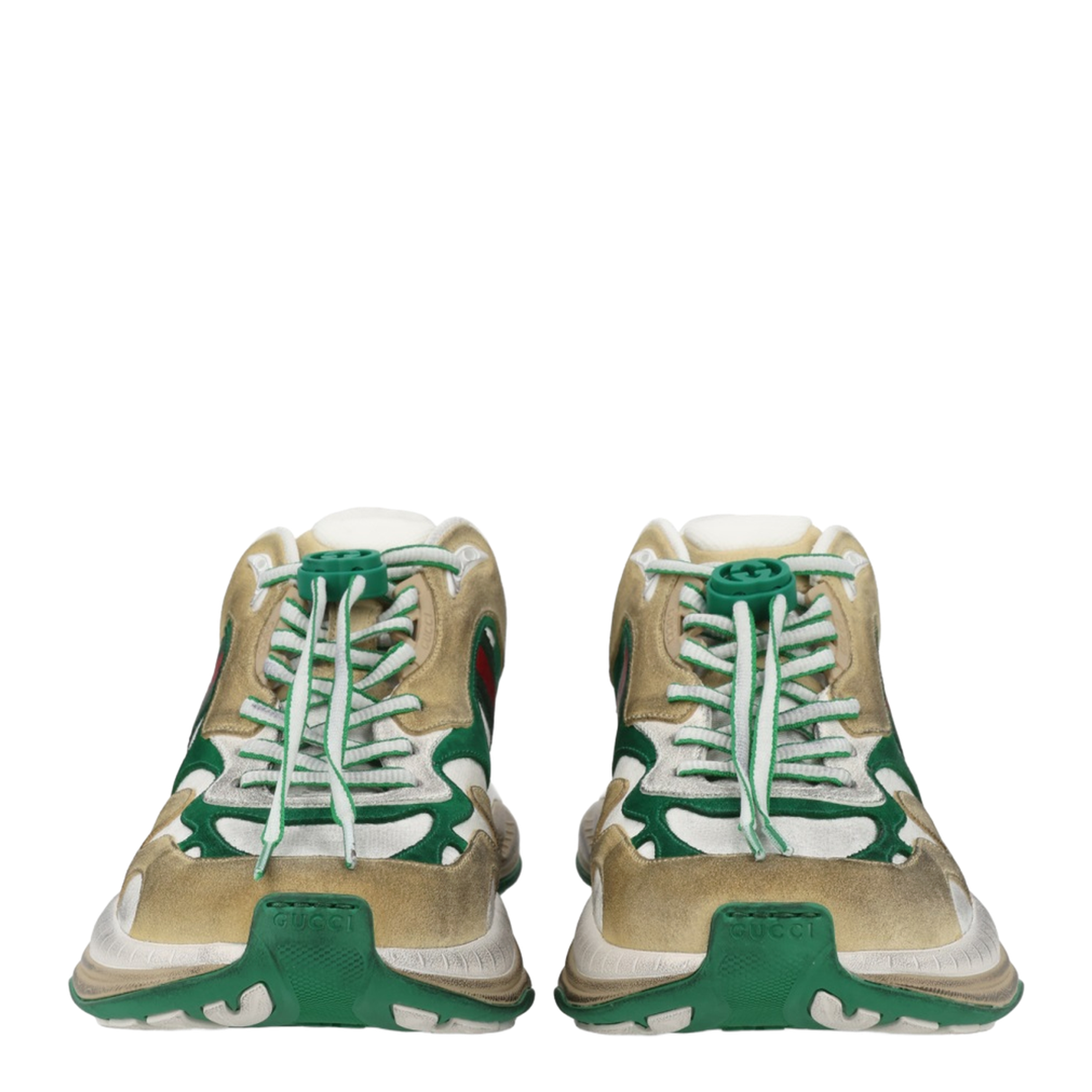 Drawstring Leather Sneakers - Image 3