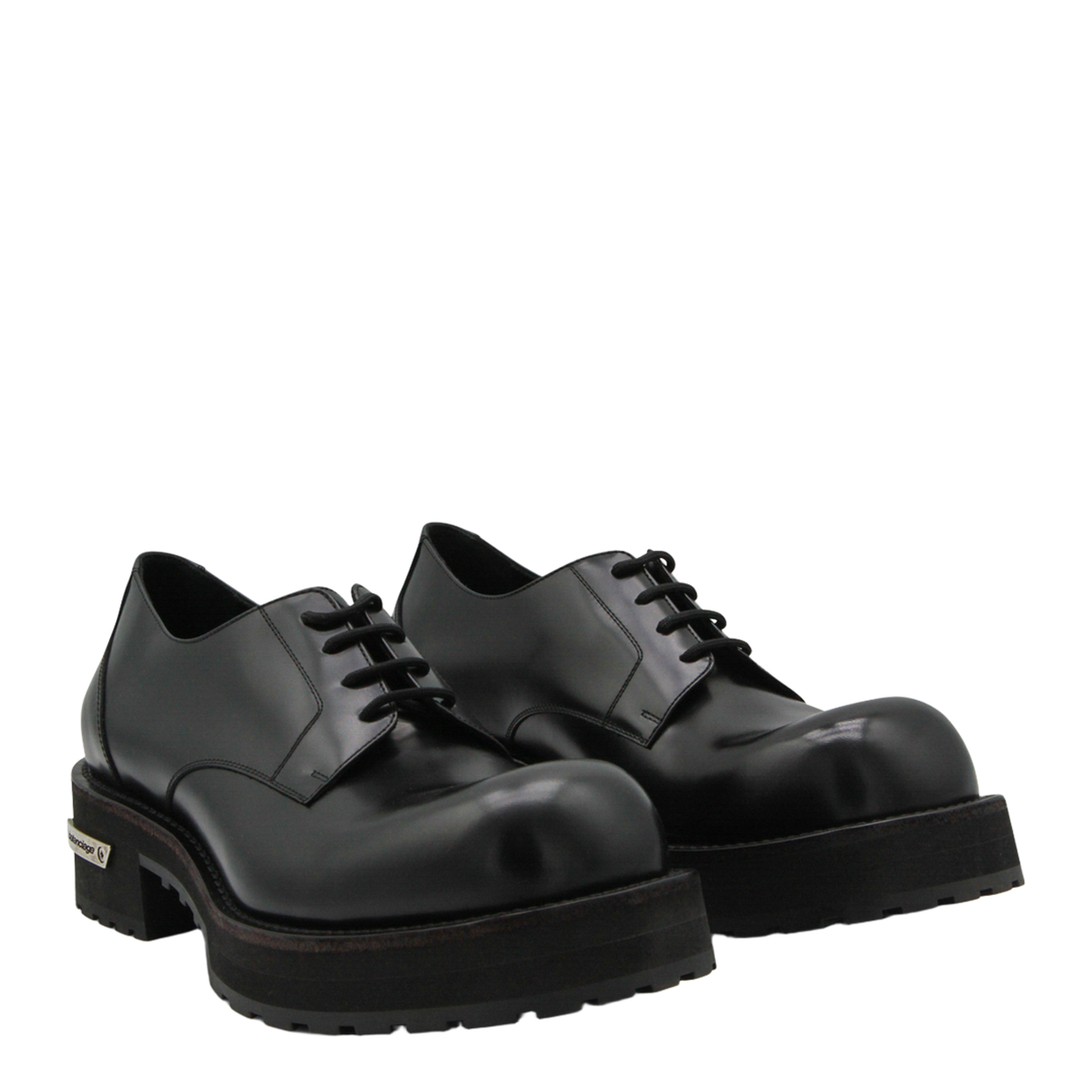 Denom Derby Shoes in Calfskin Leather - Image 4