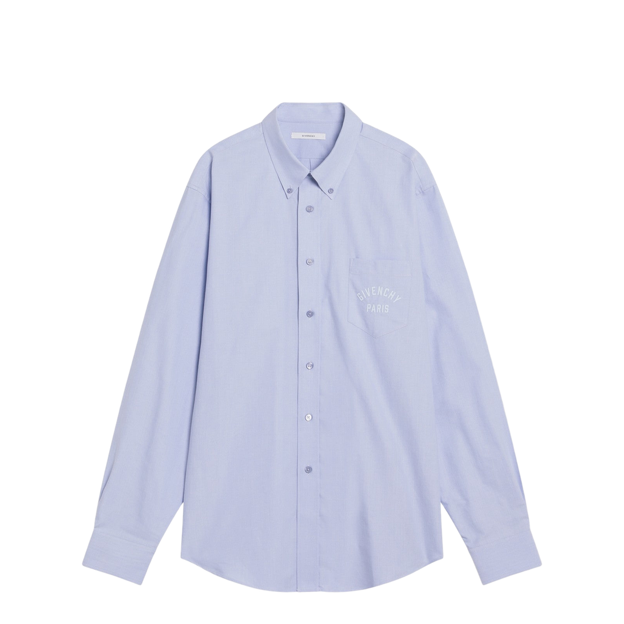 Light Blue Button-Down Shirt in Cotton - Image 1