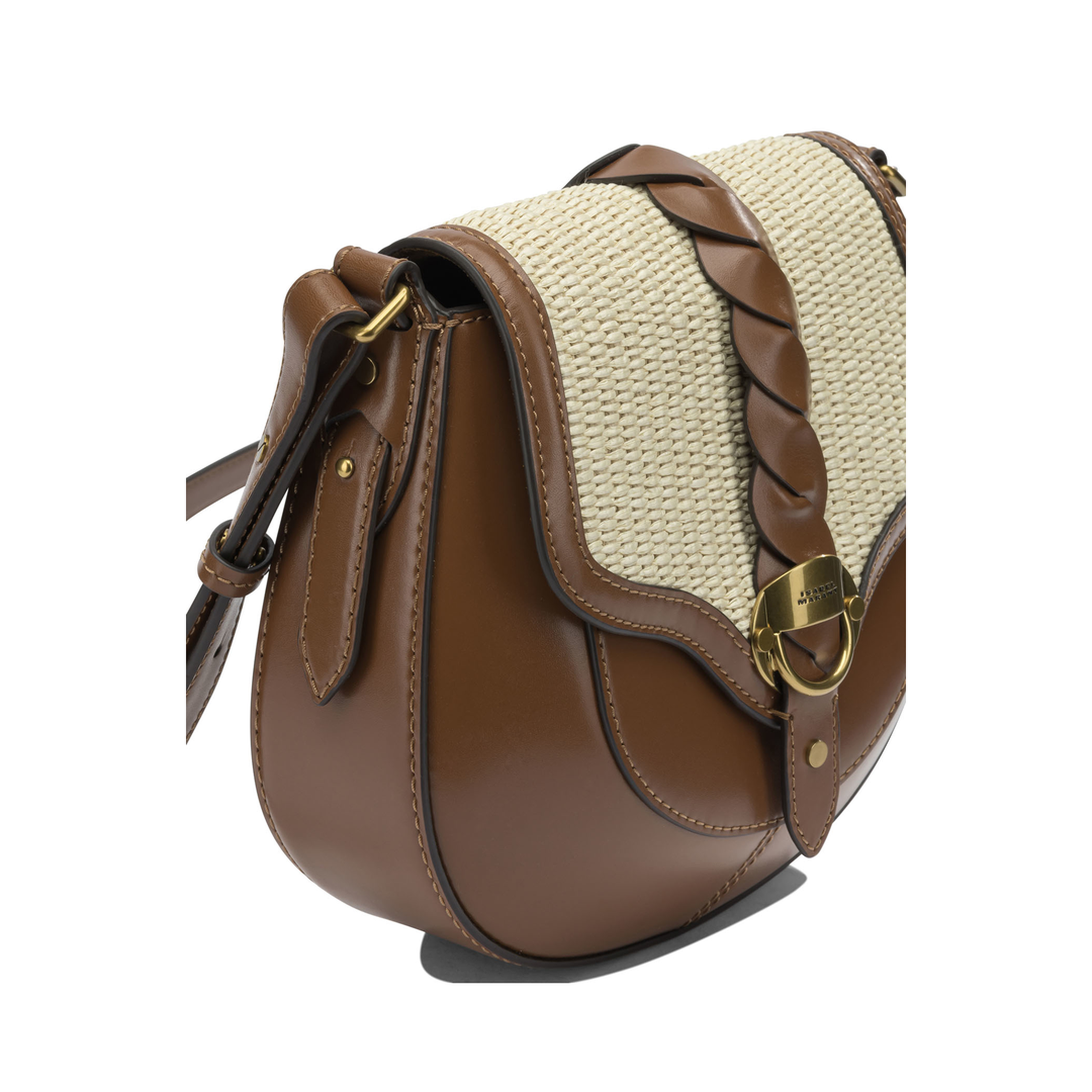 Altay Small Calfskin Crossbody - Cognac - Image 4