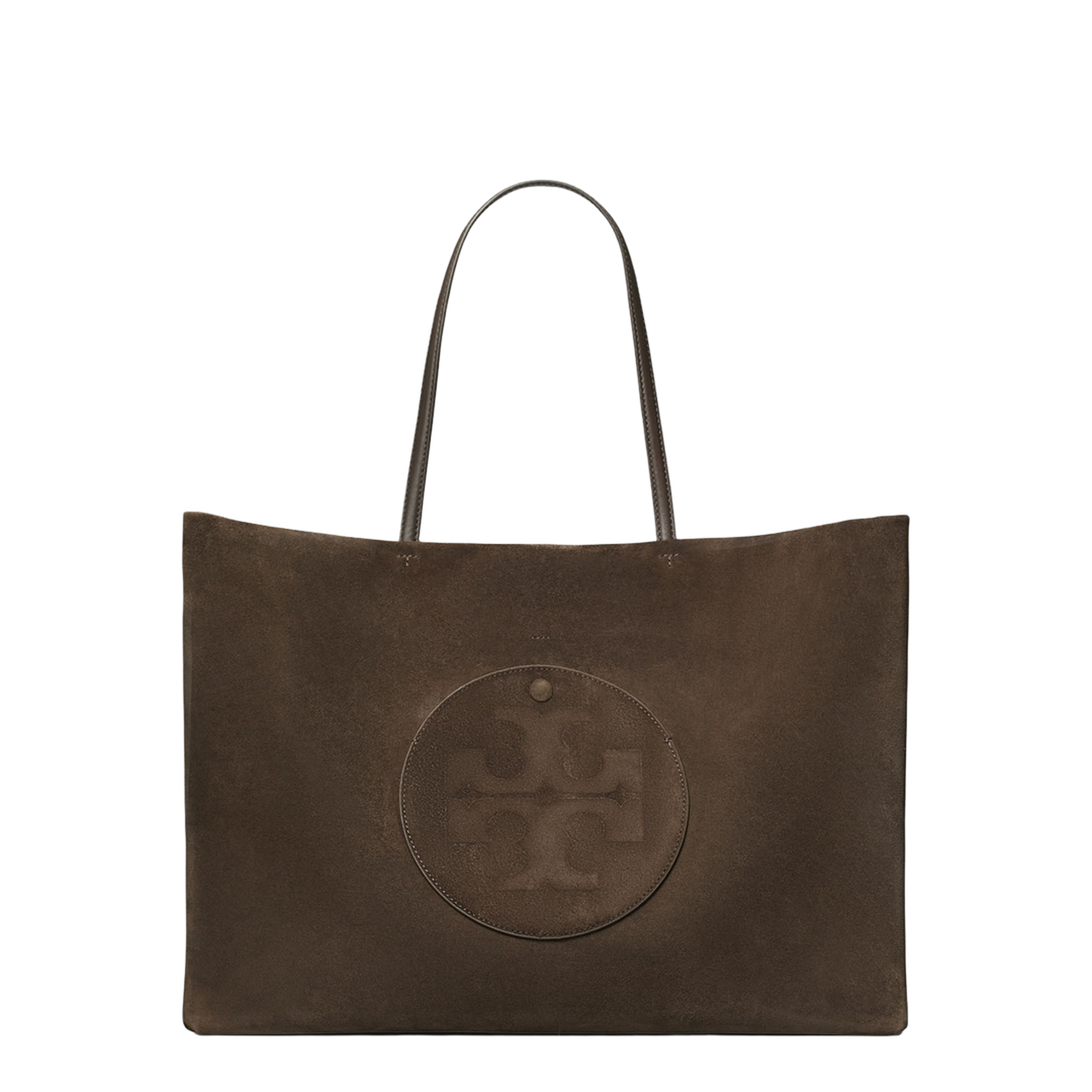 Ella Suede Tote Bag Brown - Image 1