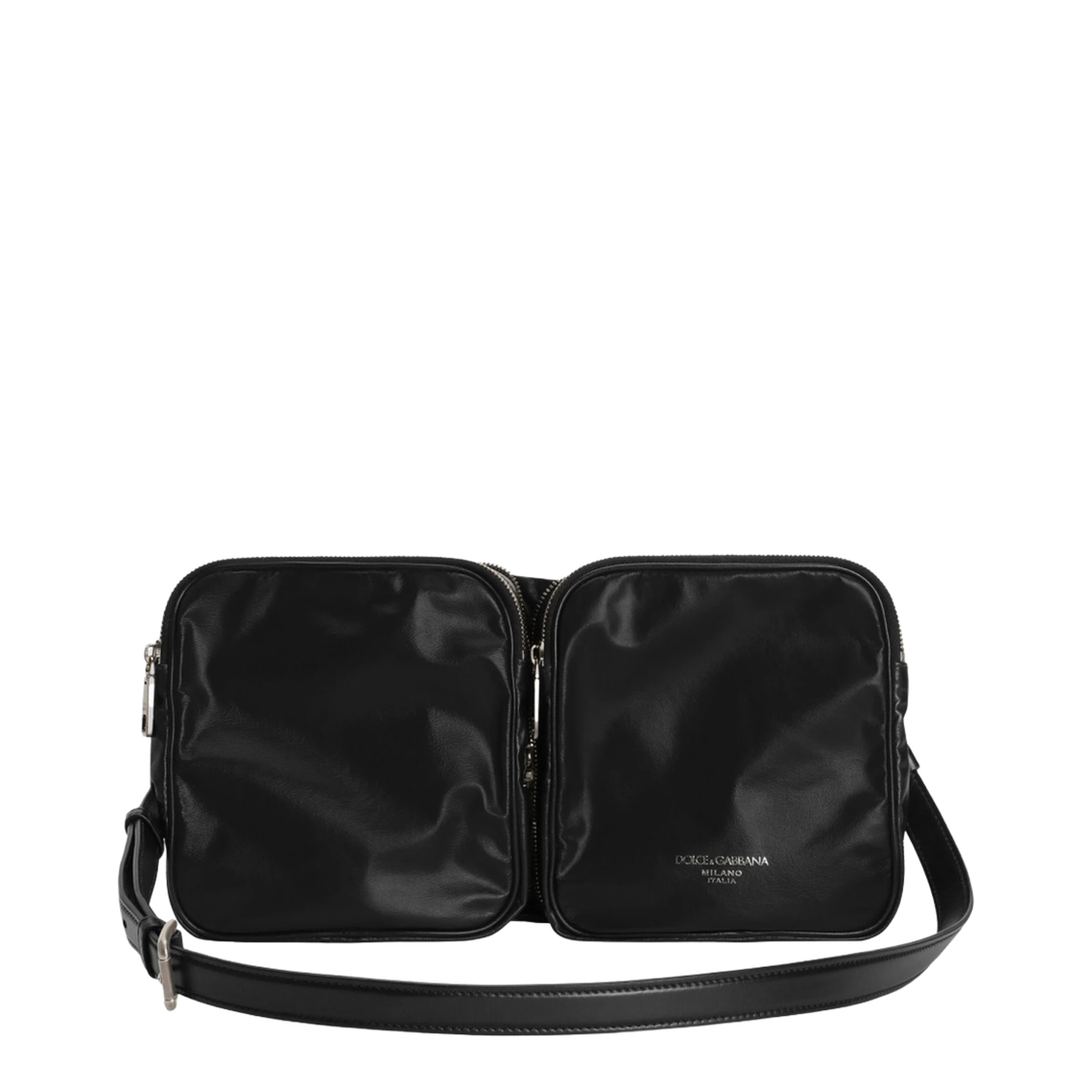 Calfskin Crossbody - Black - Image 4