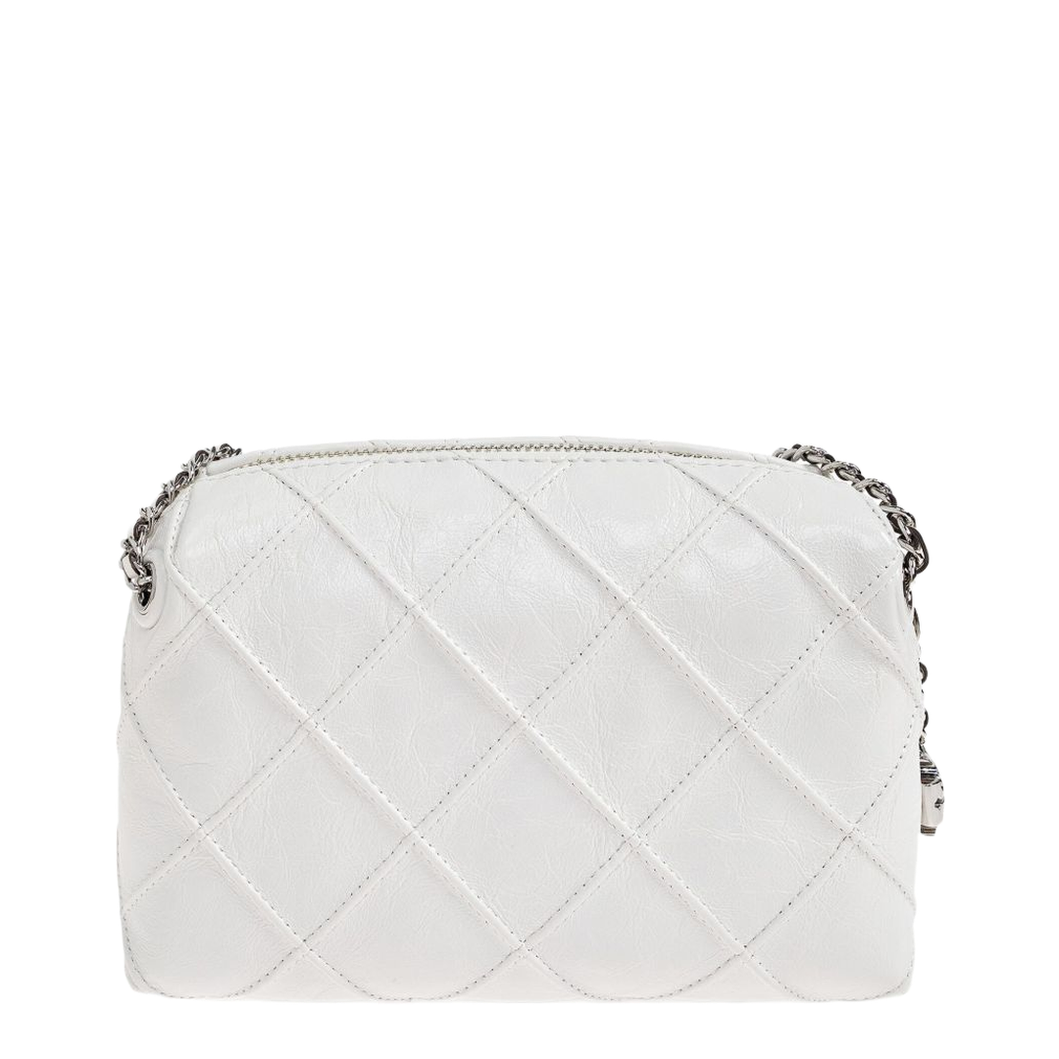 Fleming Soft Crossbody Bag Napa Leather - Vanilla Soft Serve - Image 3