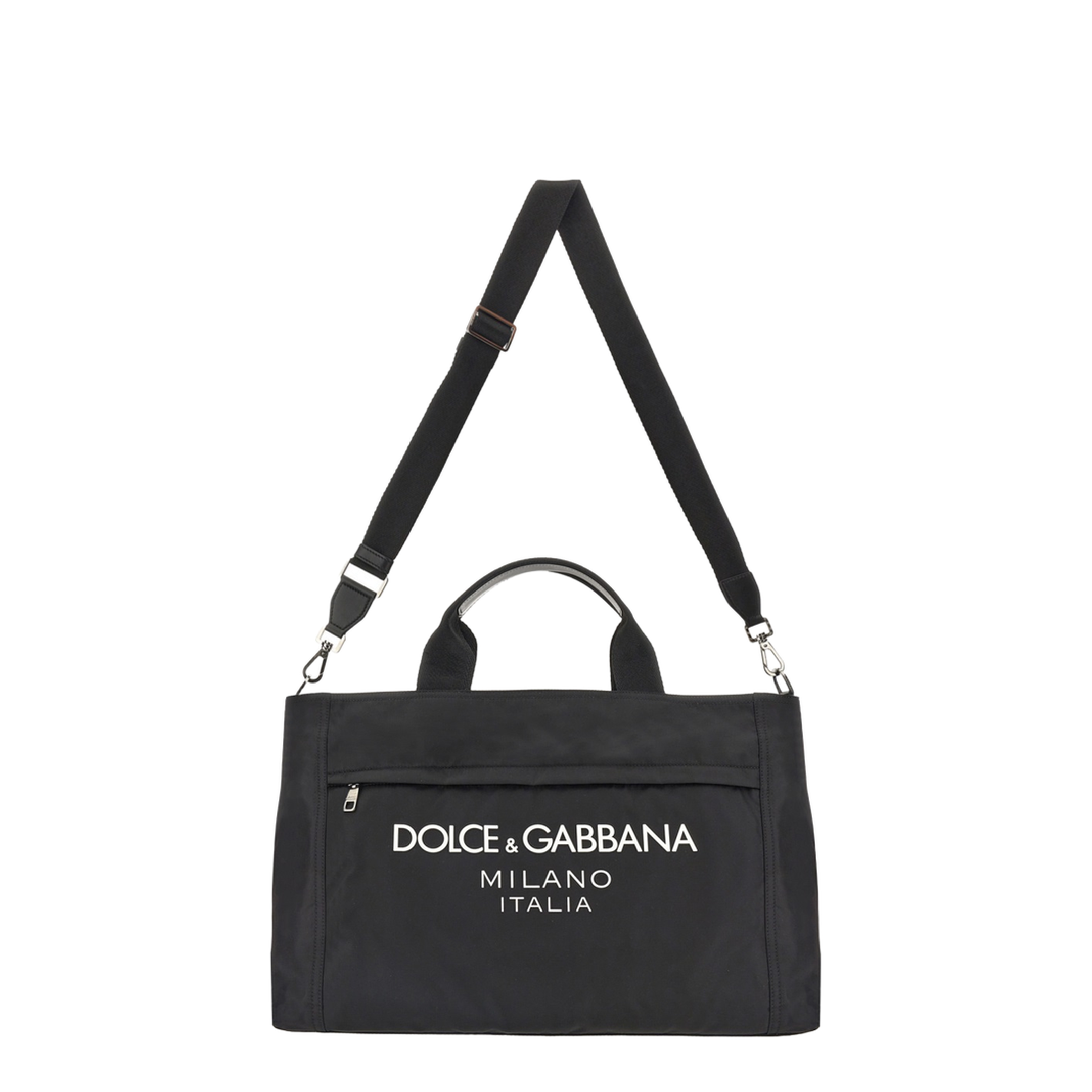 Soft Nylon Duffel Bag - Black - Image 4