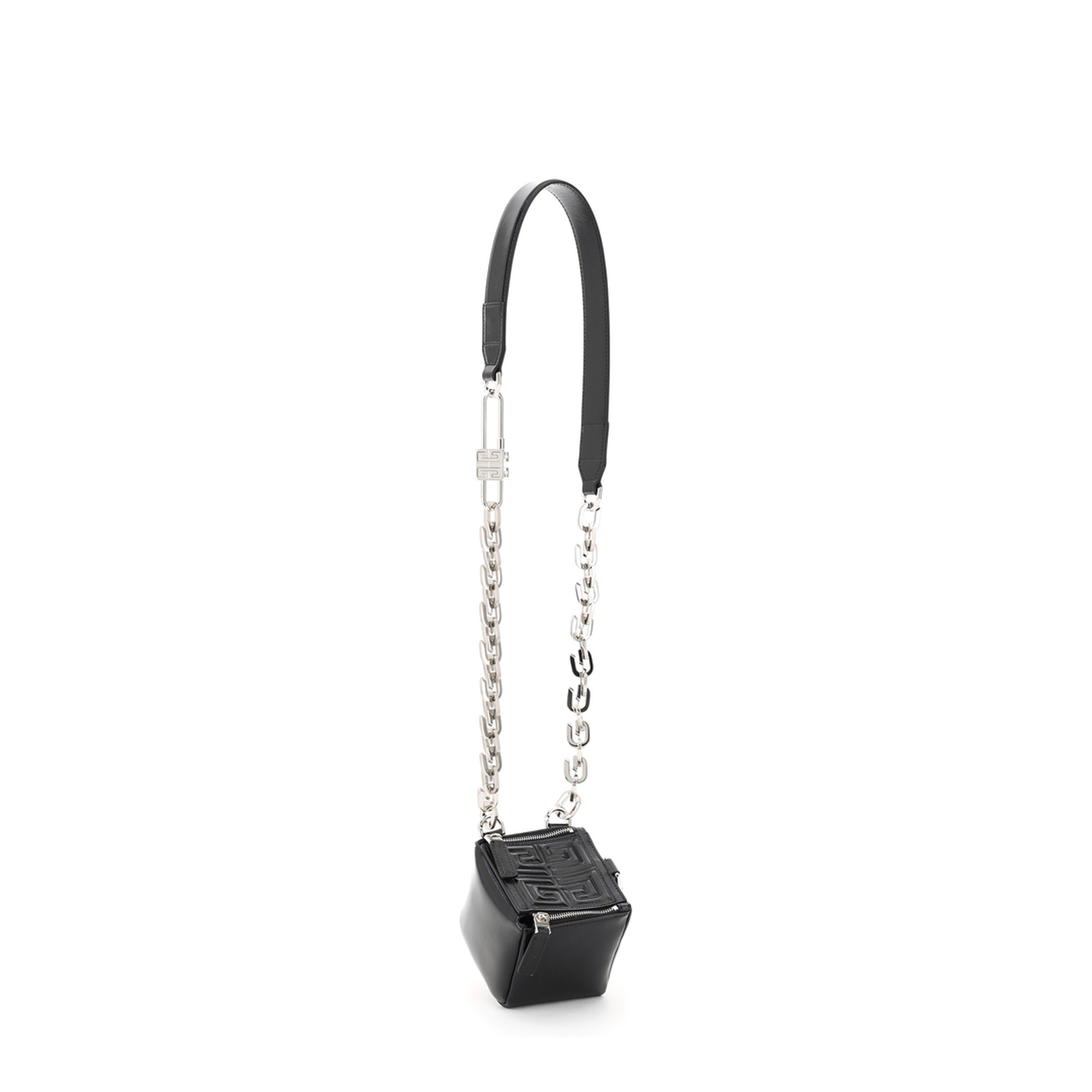 Pandora Cube Crossbody Bag in Black - Image 2