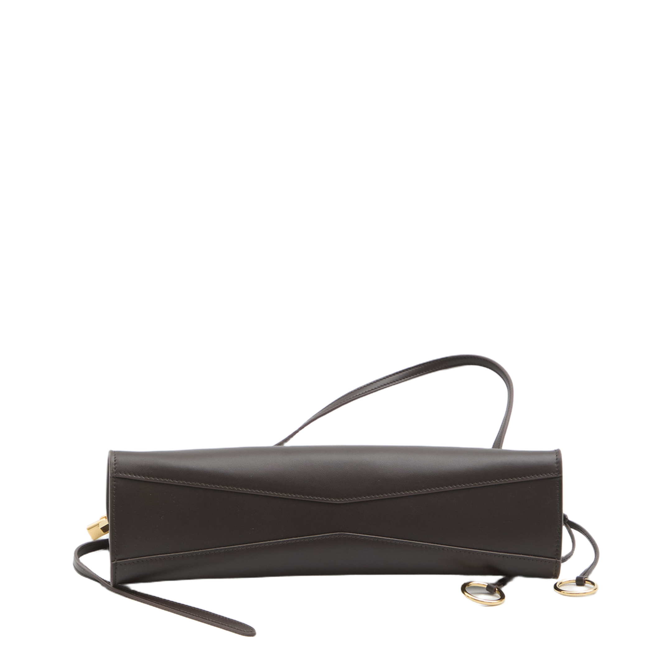 Le Click Medium Calfskin Shoulder Bag - Marron Foncé (Dark Brown) - Image 3