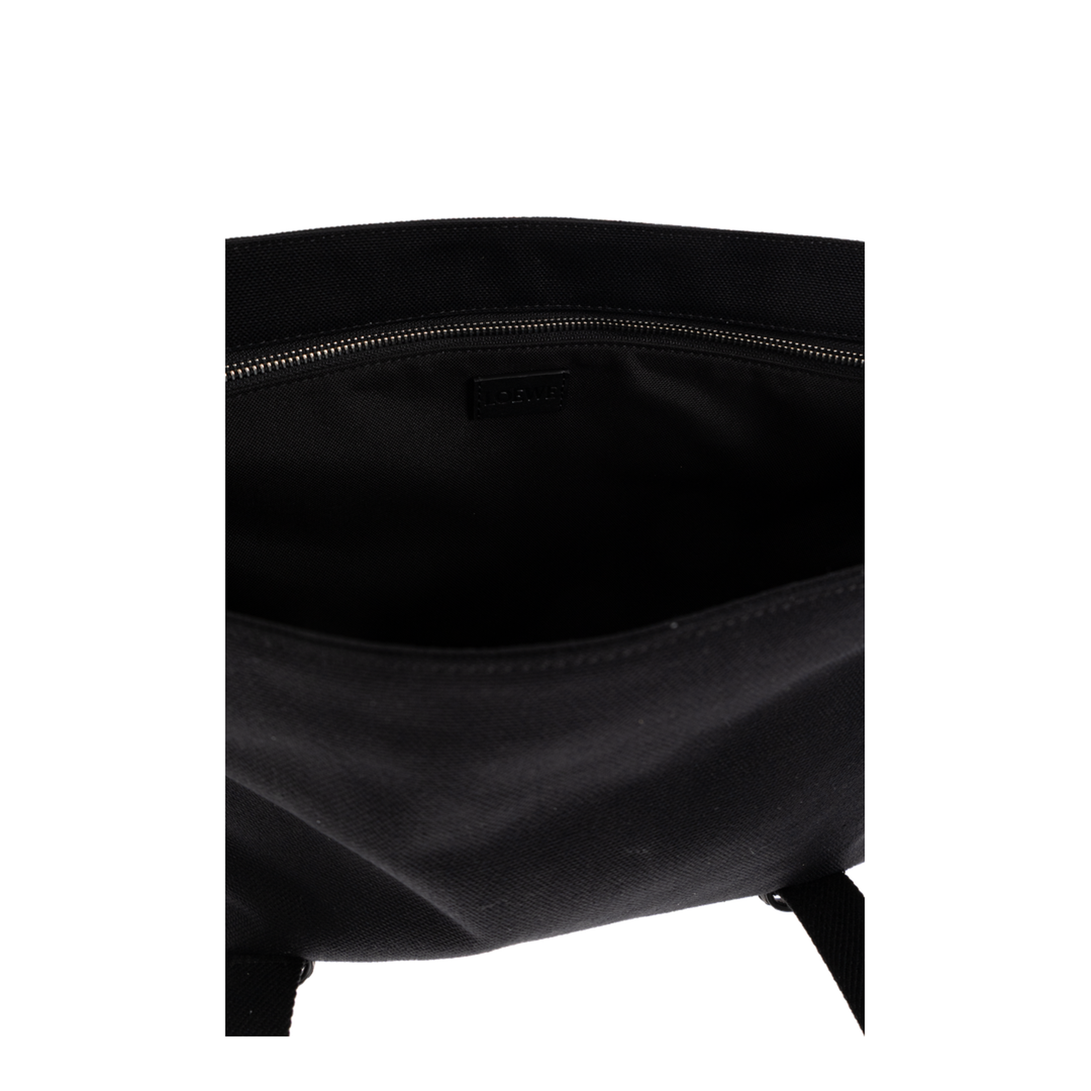 Flex Medium Canvas and Suede Messenger Bag - Black/Dark Gold - Image 4