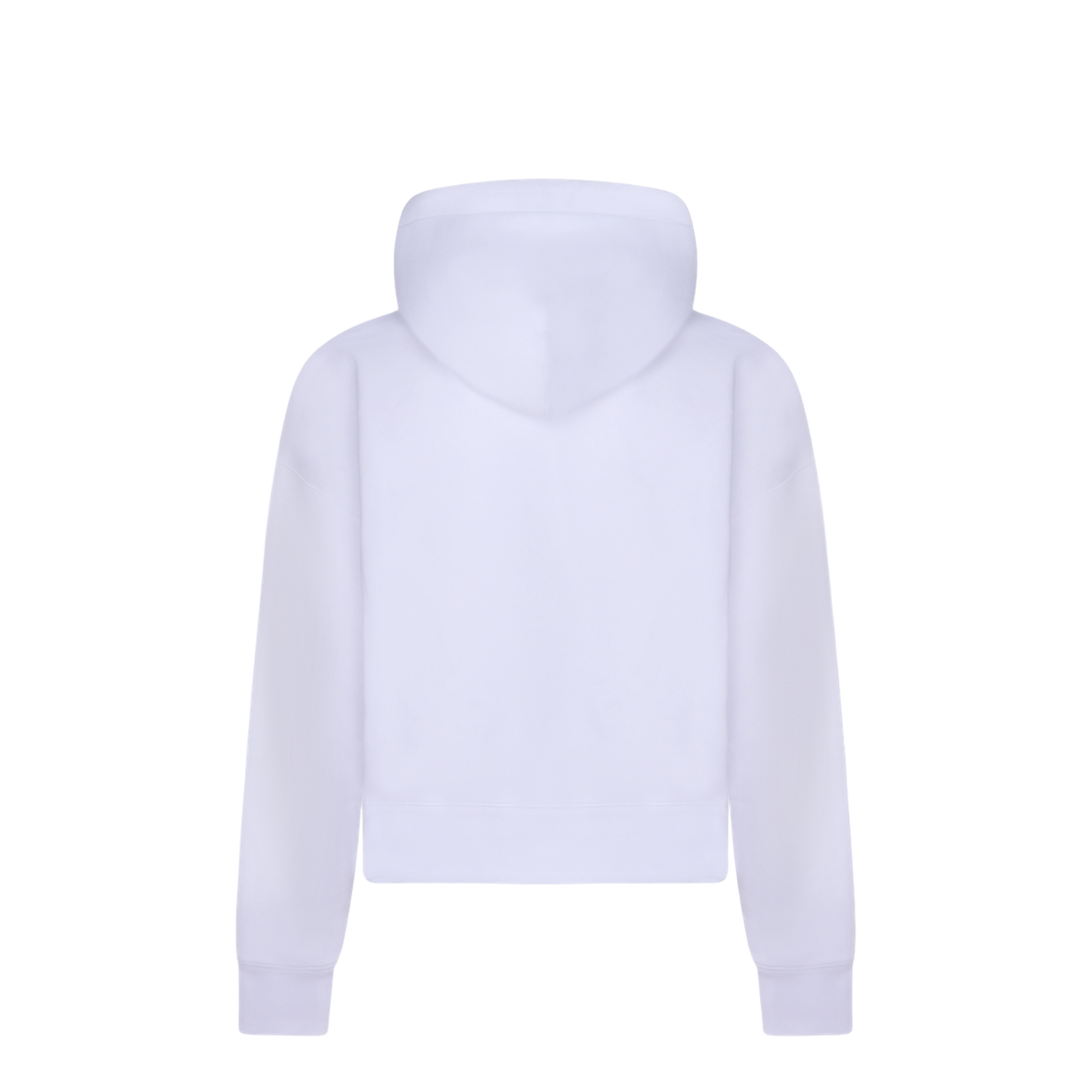 White Cotton Oversize Sweatshirt - Image 4