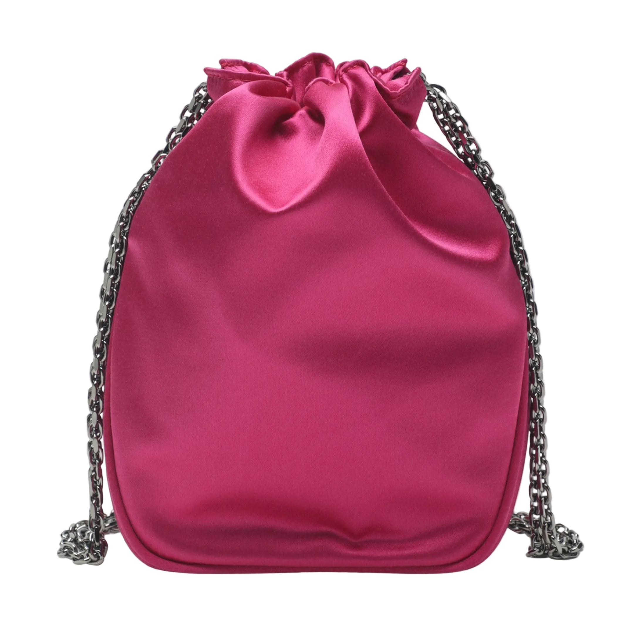 Pilgrim Pocket Nano Bag in Satin - Fuchsia - Image 2