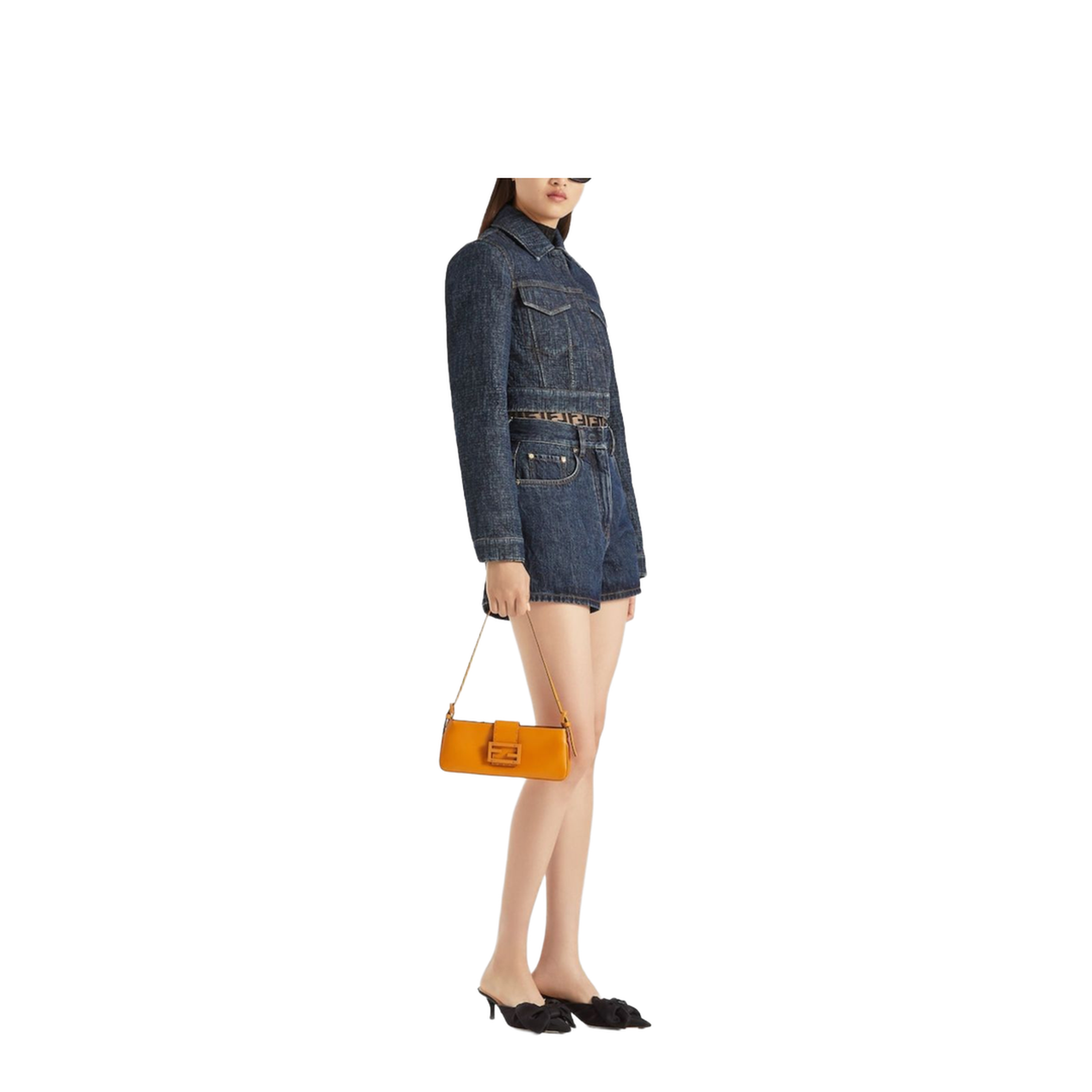 Cropped Denim Jacket - Image 5