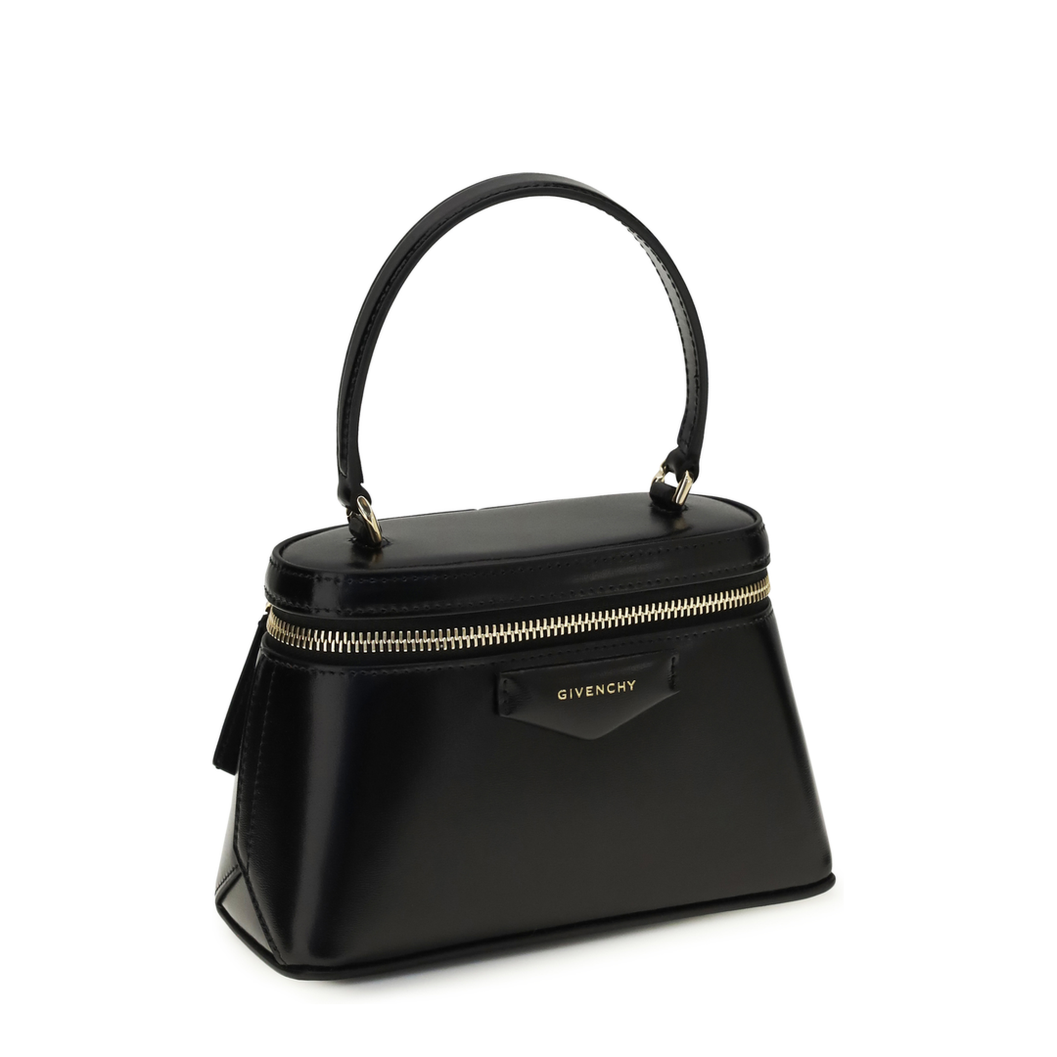 Antigona Mini Box Leather Handbag - Black - Image 2