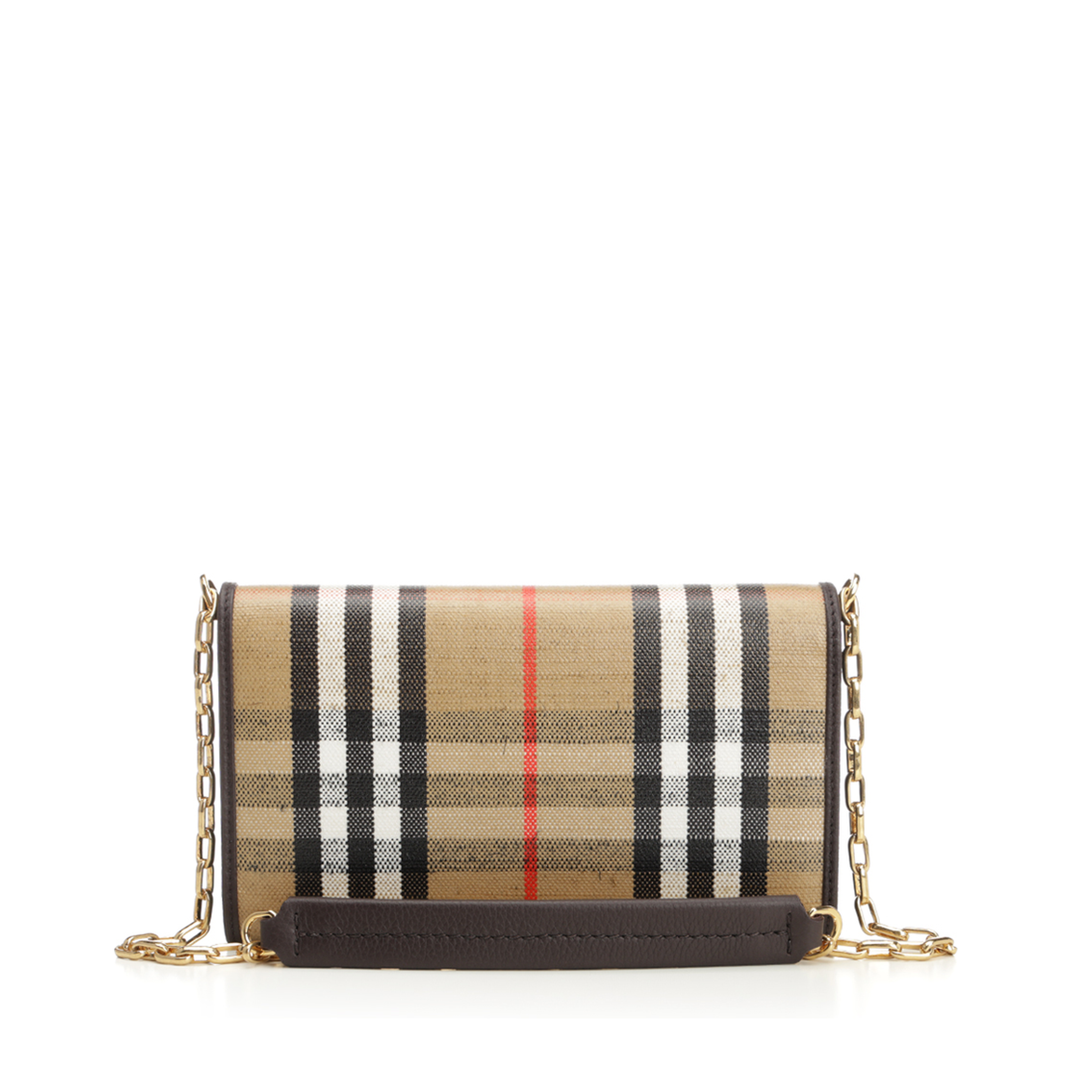 Highlands Chain Strap Wallet Calfskin Wallet - Sand Beige - Image 2