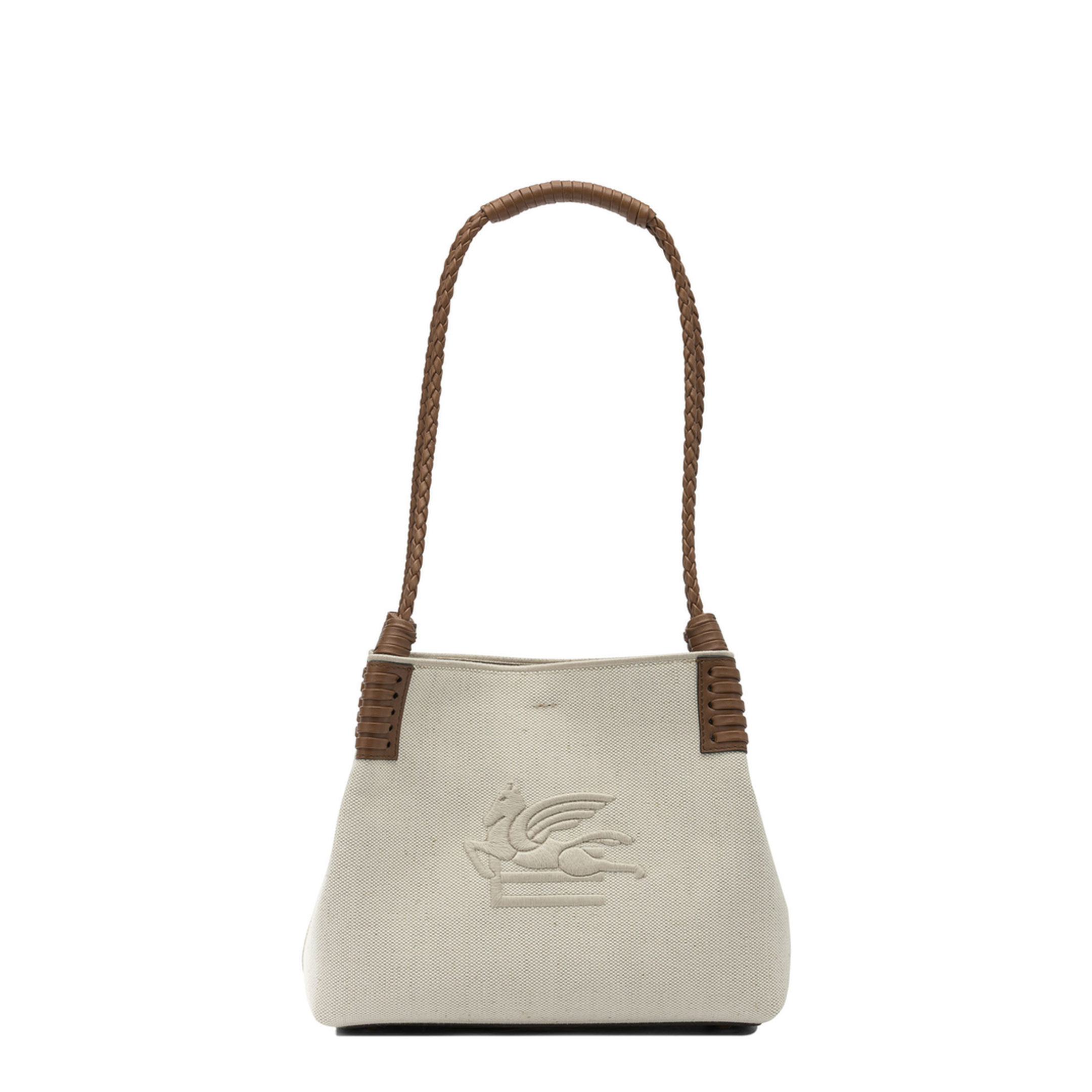 Libra Small Canvas Tote Bag - White - Image 1