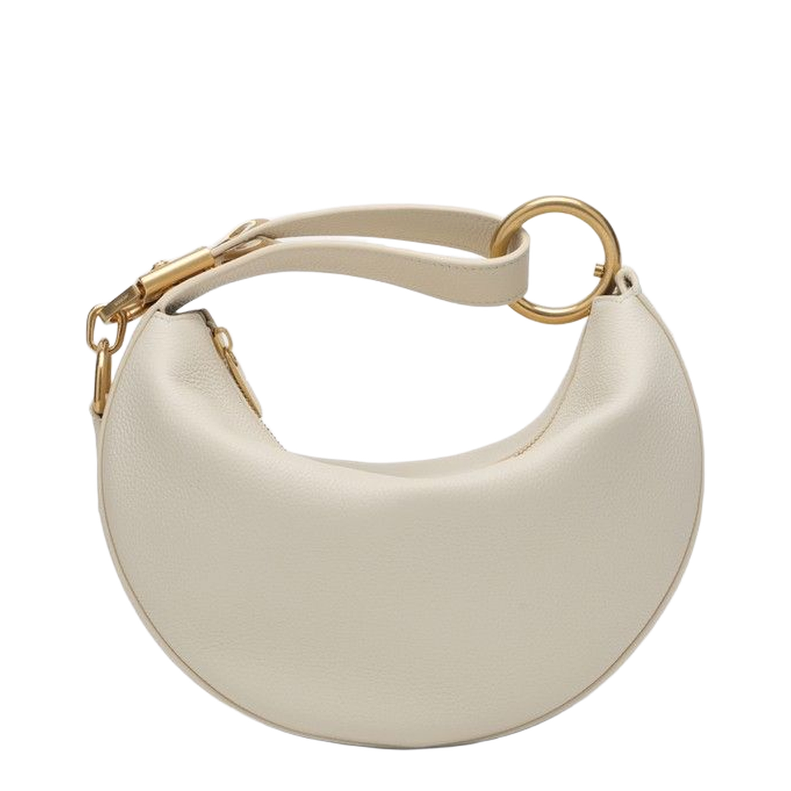 Ivory Leather Knight Handbag - Image 1