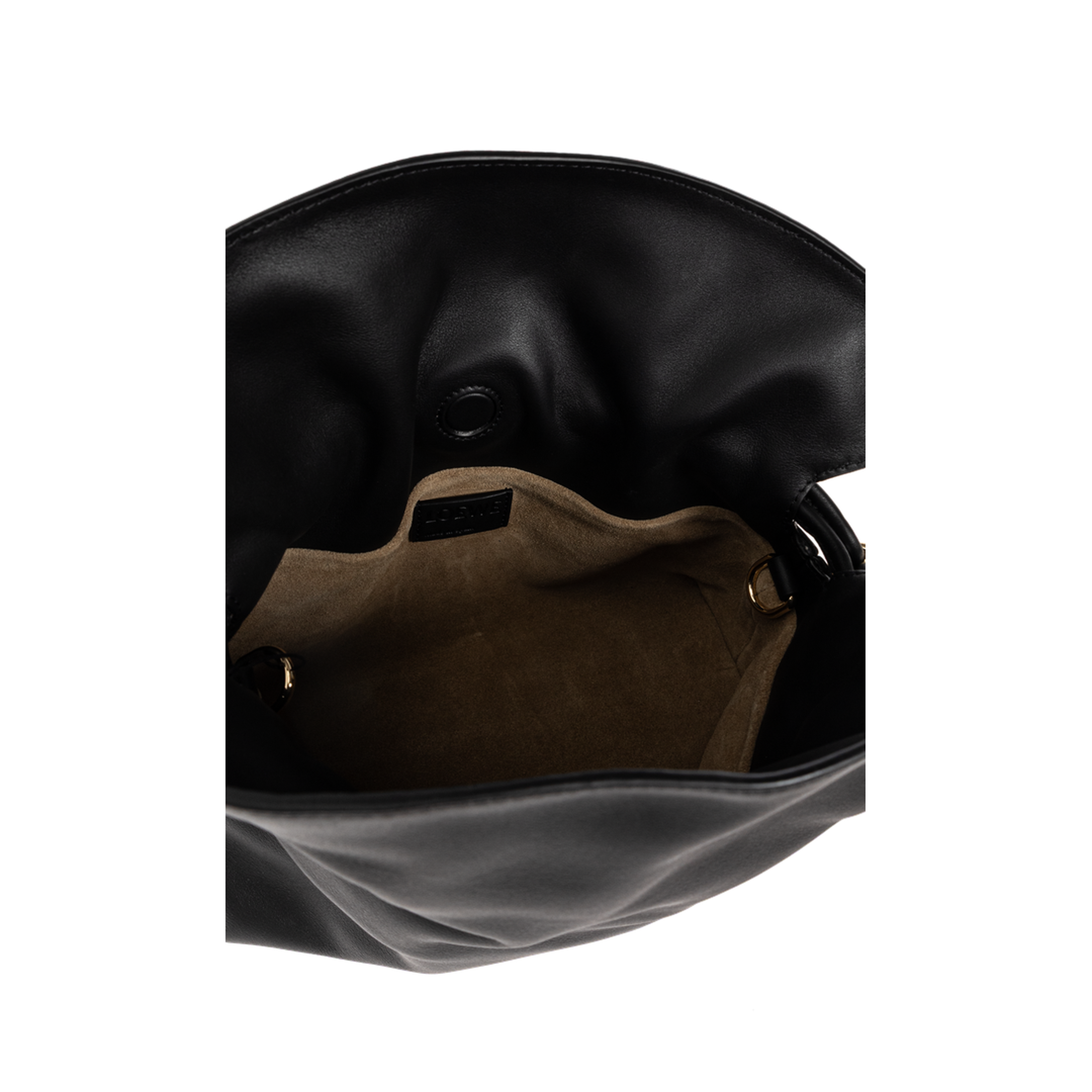 Flamenco Mini Calfskin Clutch - Black - Image 5