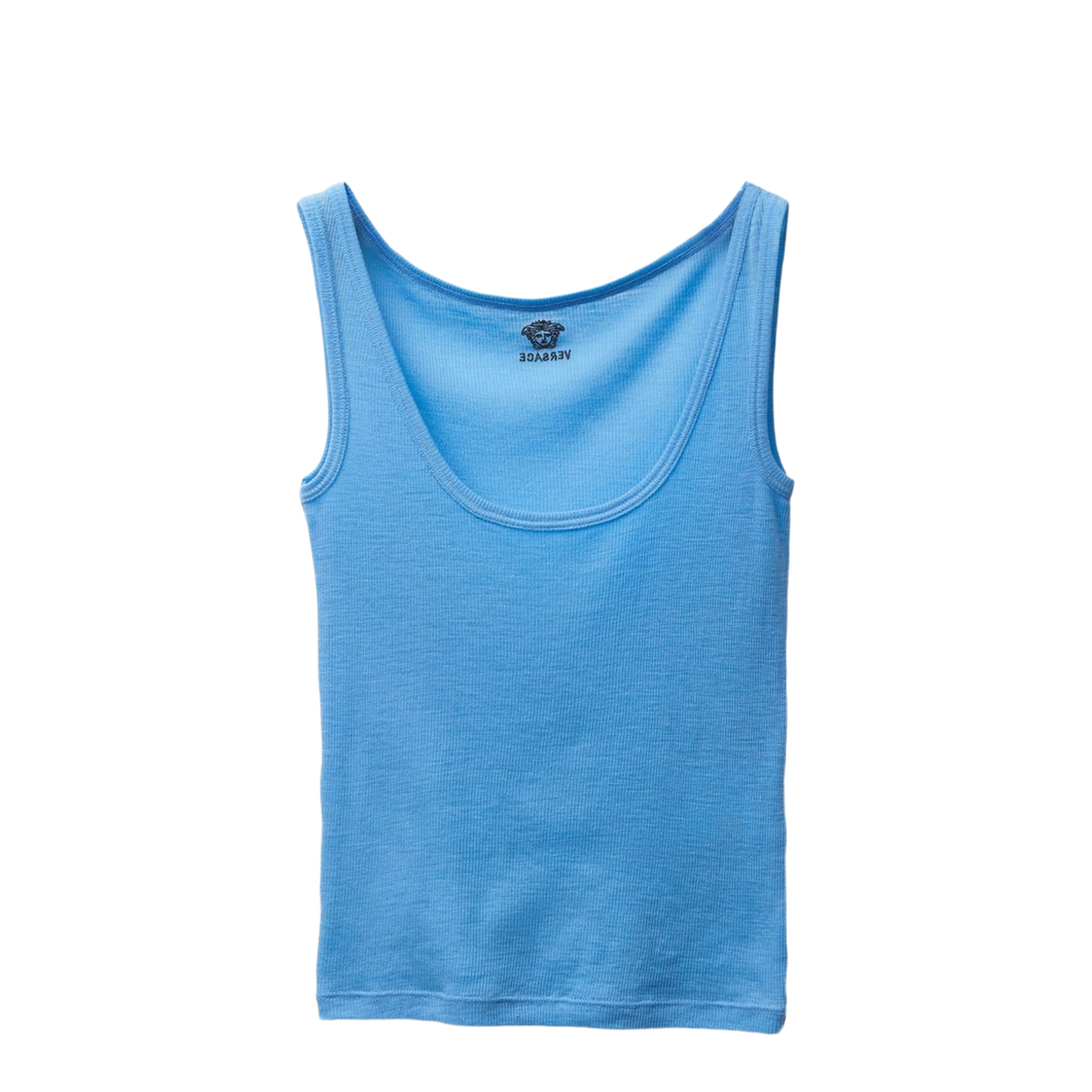 Women's Medusa Wool Tank Top Blue - Image 1